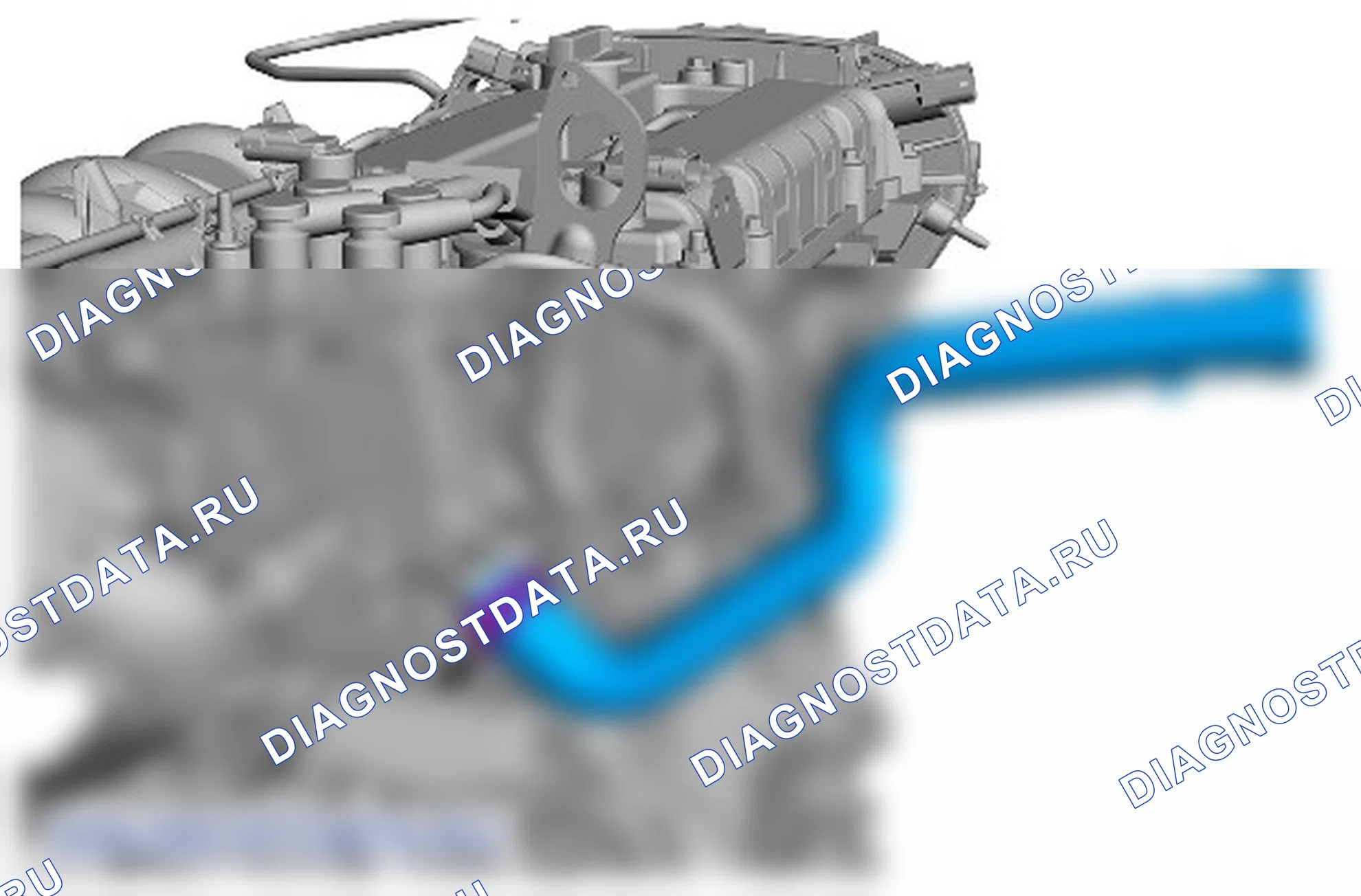 Как снять присоединяемые детали двигателя. Ford B-MAX I