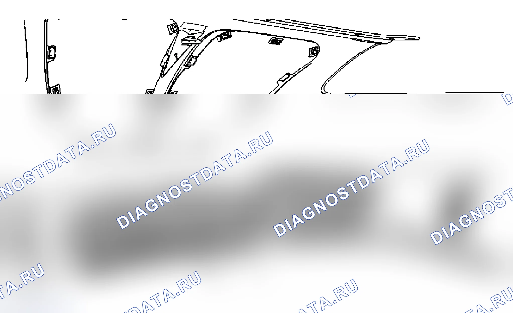 Рис. 56: Замена решетки радиатора (GXP). Pontiac G6 I final