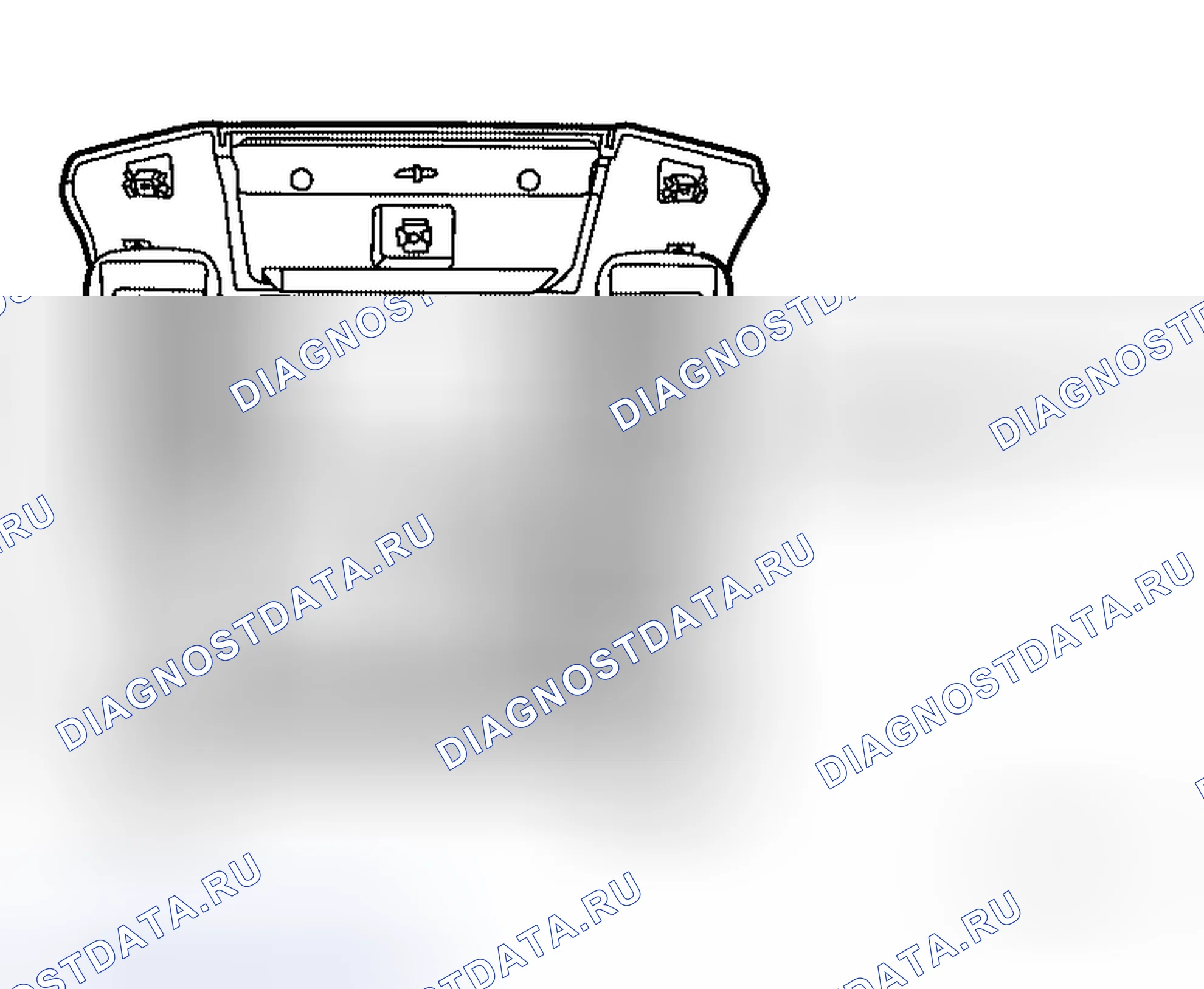 Рис. 112: Управление подачей воздуха спереди (с кондиционером). Honda Odyssey I