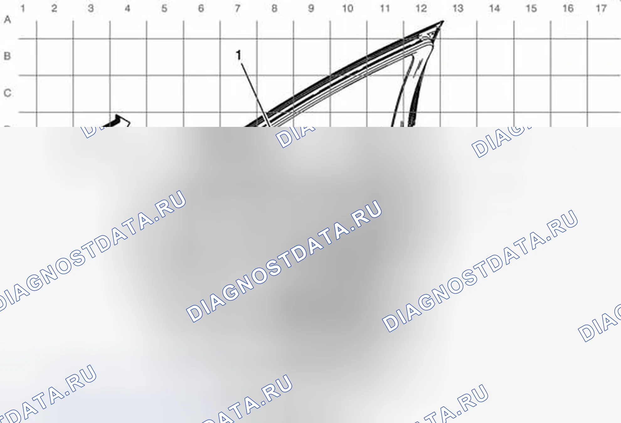 Рис. 159: Прокладка кабелей левой задней двери. Chevrolet Volt I
