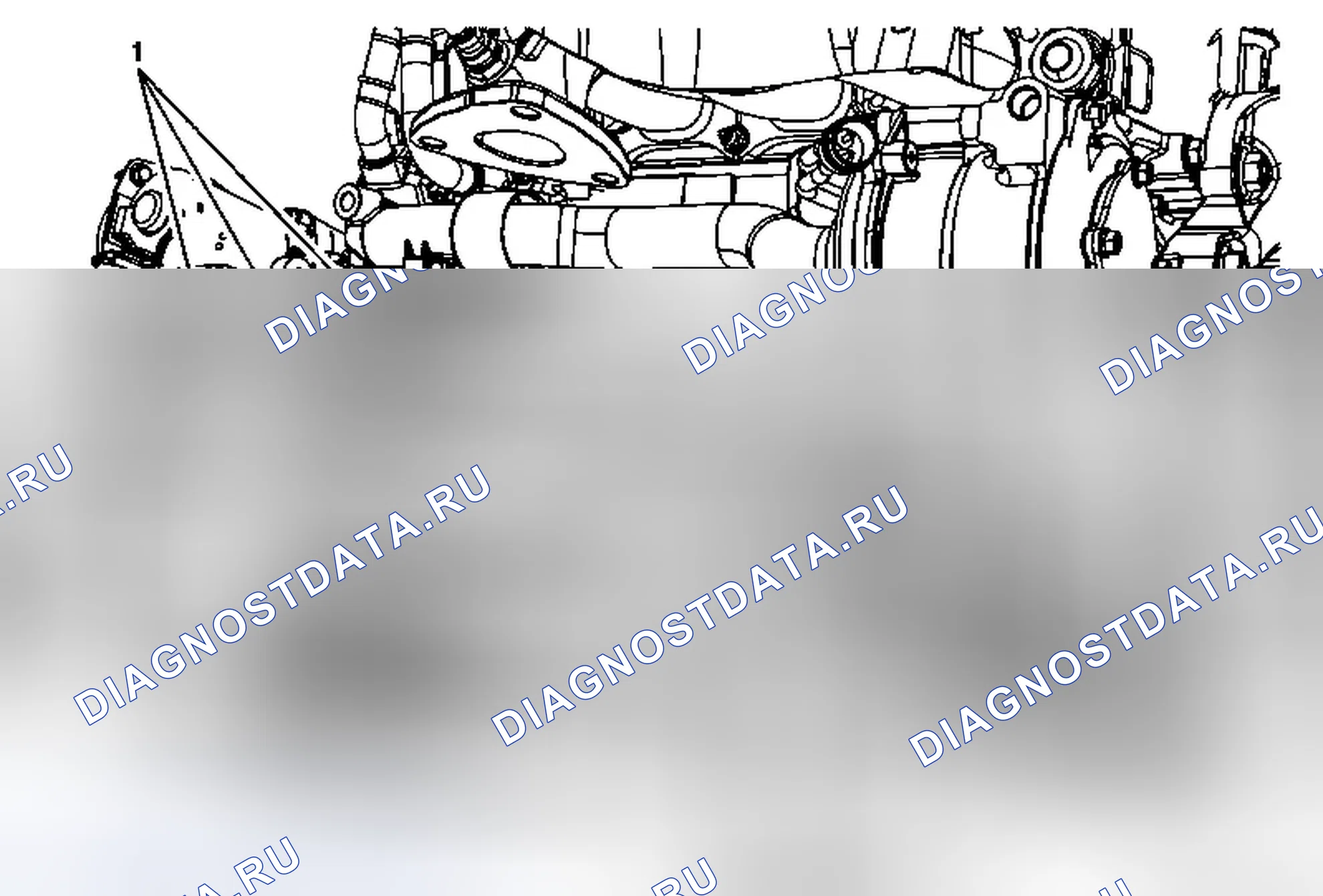 Рис. 6: Замена кронштейна промежуточного вала привода передних колес (Lkw, LTG). Chevrolet Malibu VIII рестайлинг