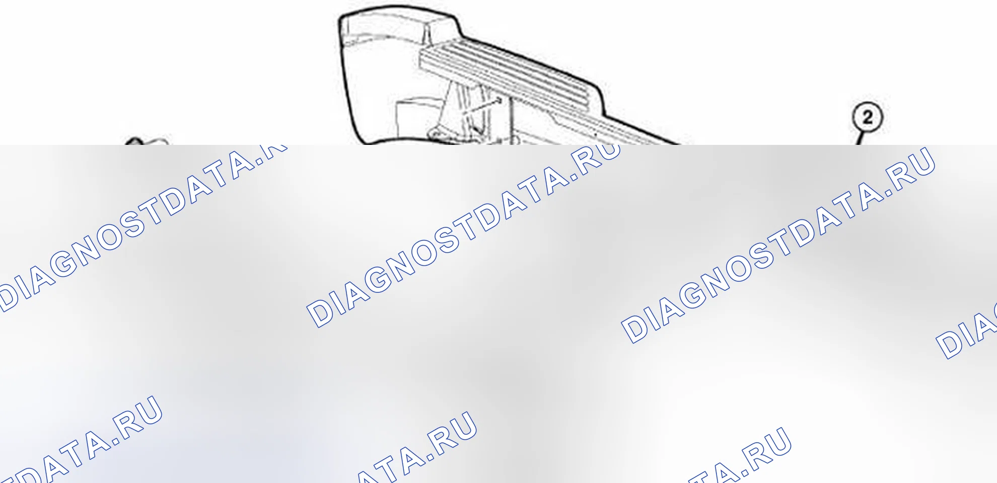Рис. 2: ДЕМОНТАЖ. Dodge Dakota III рестайлинг