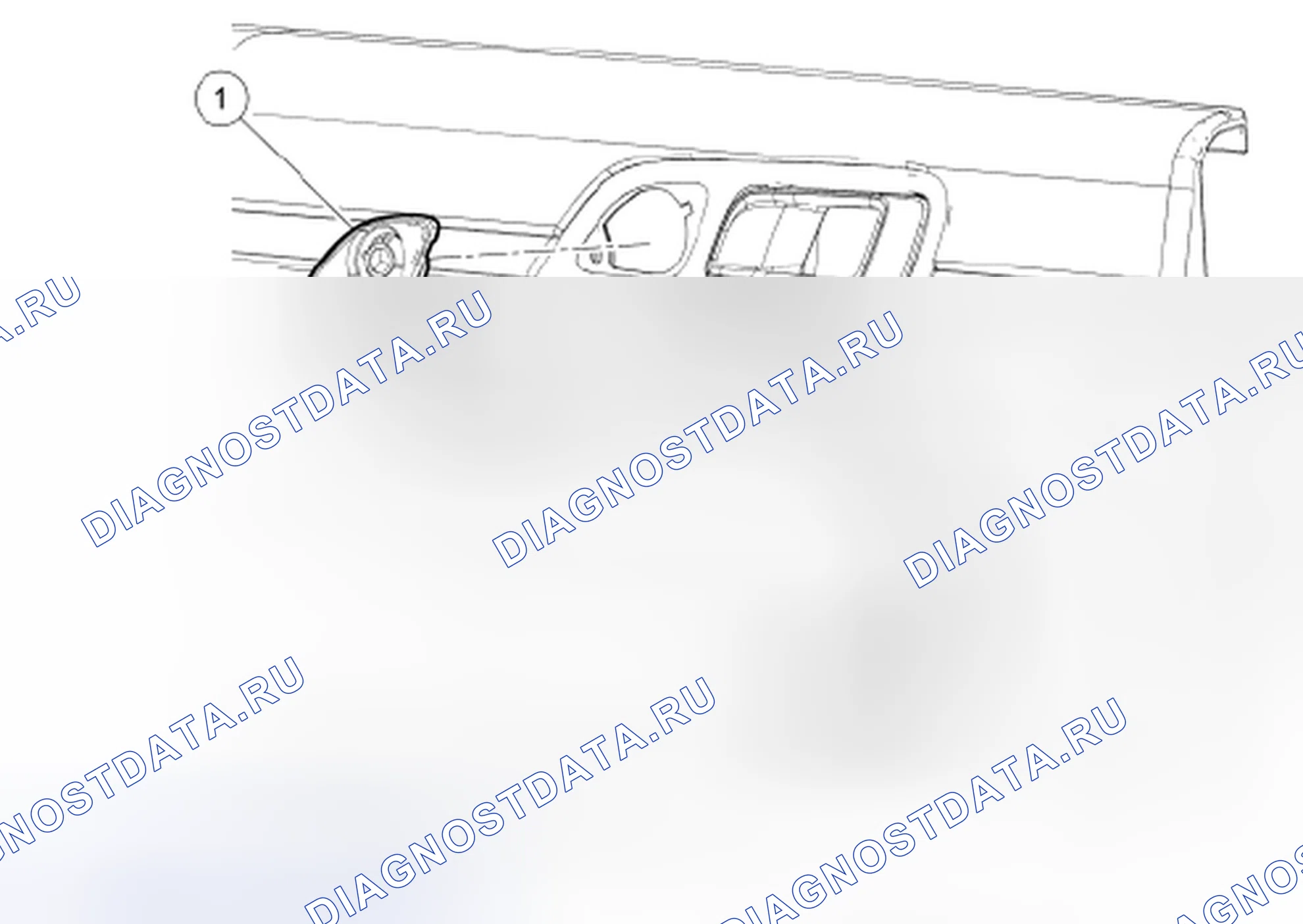 Рис. 112: Динамик дверного твитера. Hyundai Kona I рестайлинг