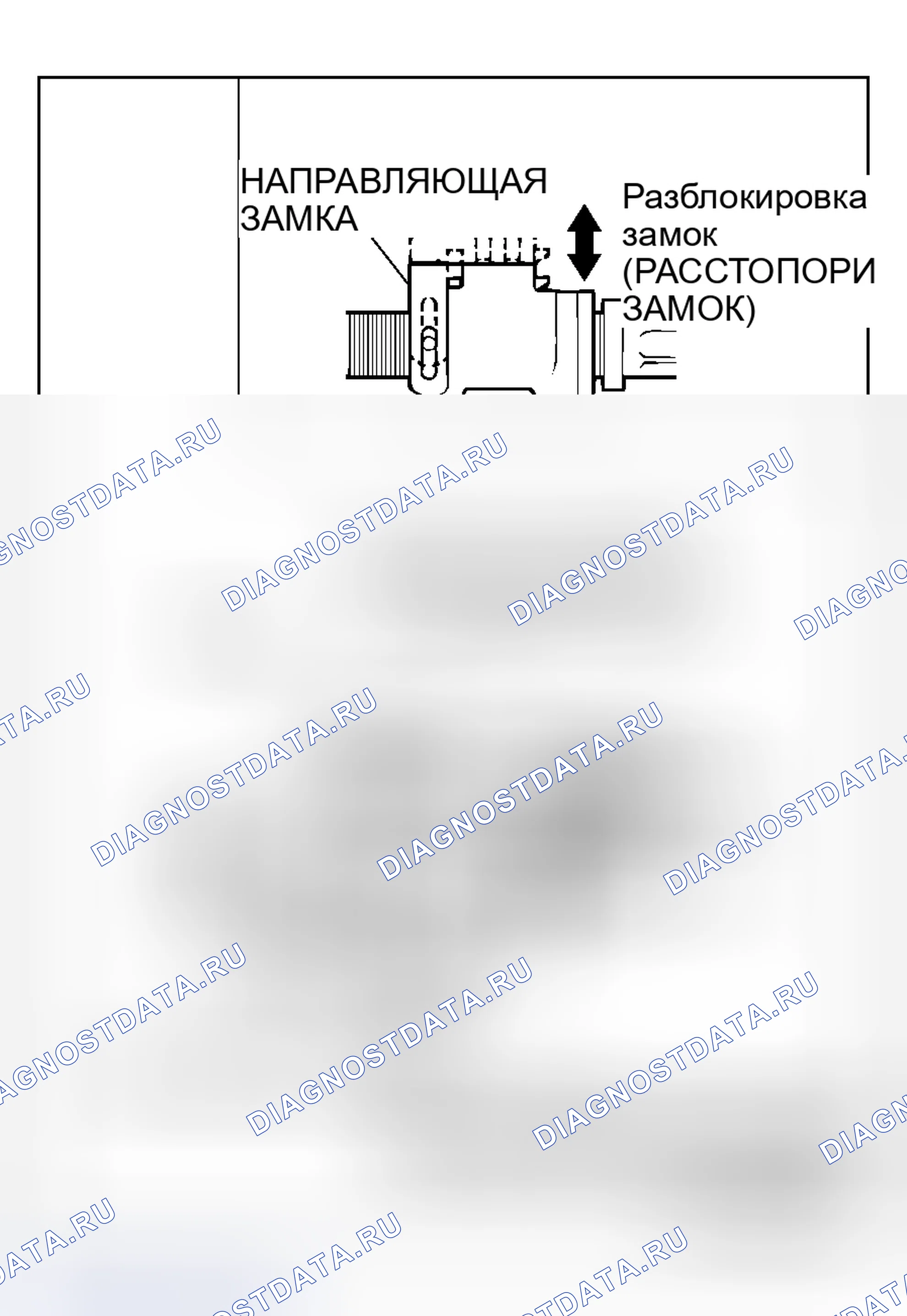Рис. 304: ПРОВЕРКА БЛОКИРОВКИ КЛЮЧА И МЕХАНИЗМА ЗАМКА ПЕРЕКЛЮЧЕНИЯ ПЕРЕДАЧ. Mitsubishi Endeavor I