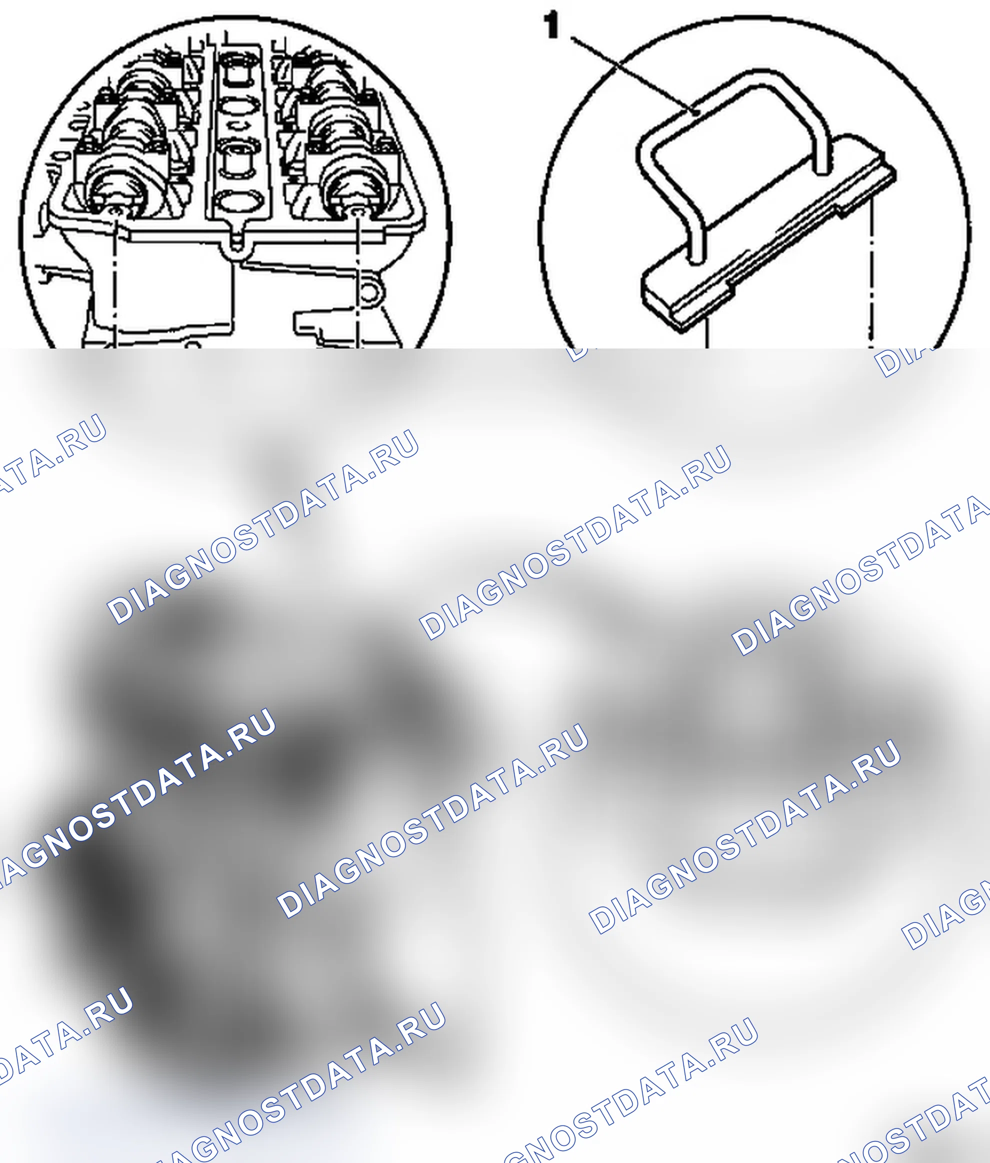 Замена уплотнения штока клапана (Z 10 XE, Z 10 XEP, без кондиционера, ЛР). Opel Corsa C