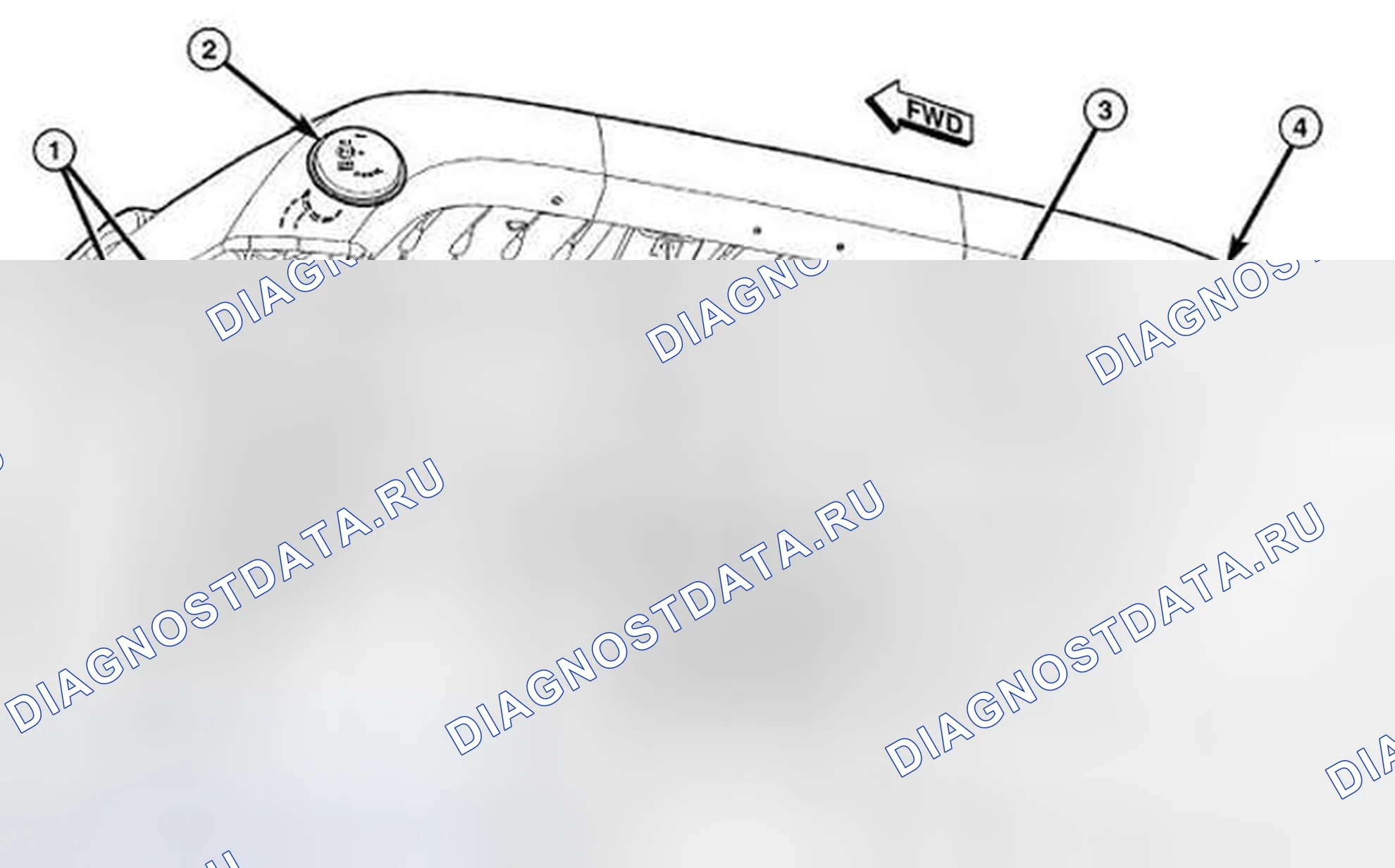 Рис. 210: СПЕРЕДИ. Jeep Wrangler III