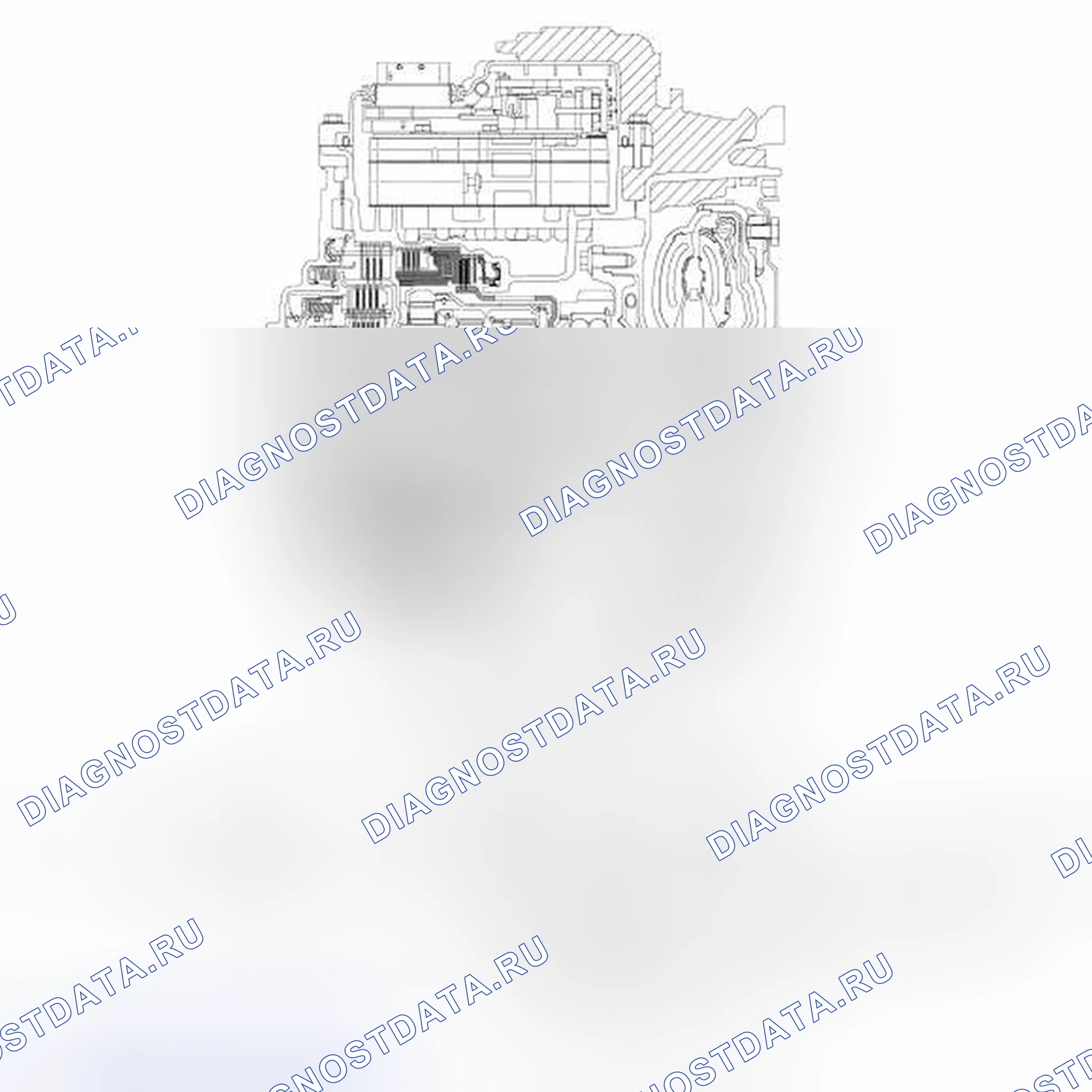 Рис. 103: Передняя (1, 2, 3, 4) муфта. Hyundai Lafesta I рестайлинг