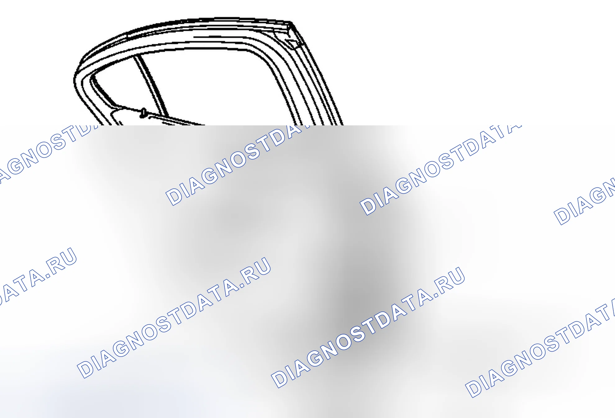 Рис. 26: Замена задней боковой двери. Buick LaCrosse II