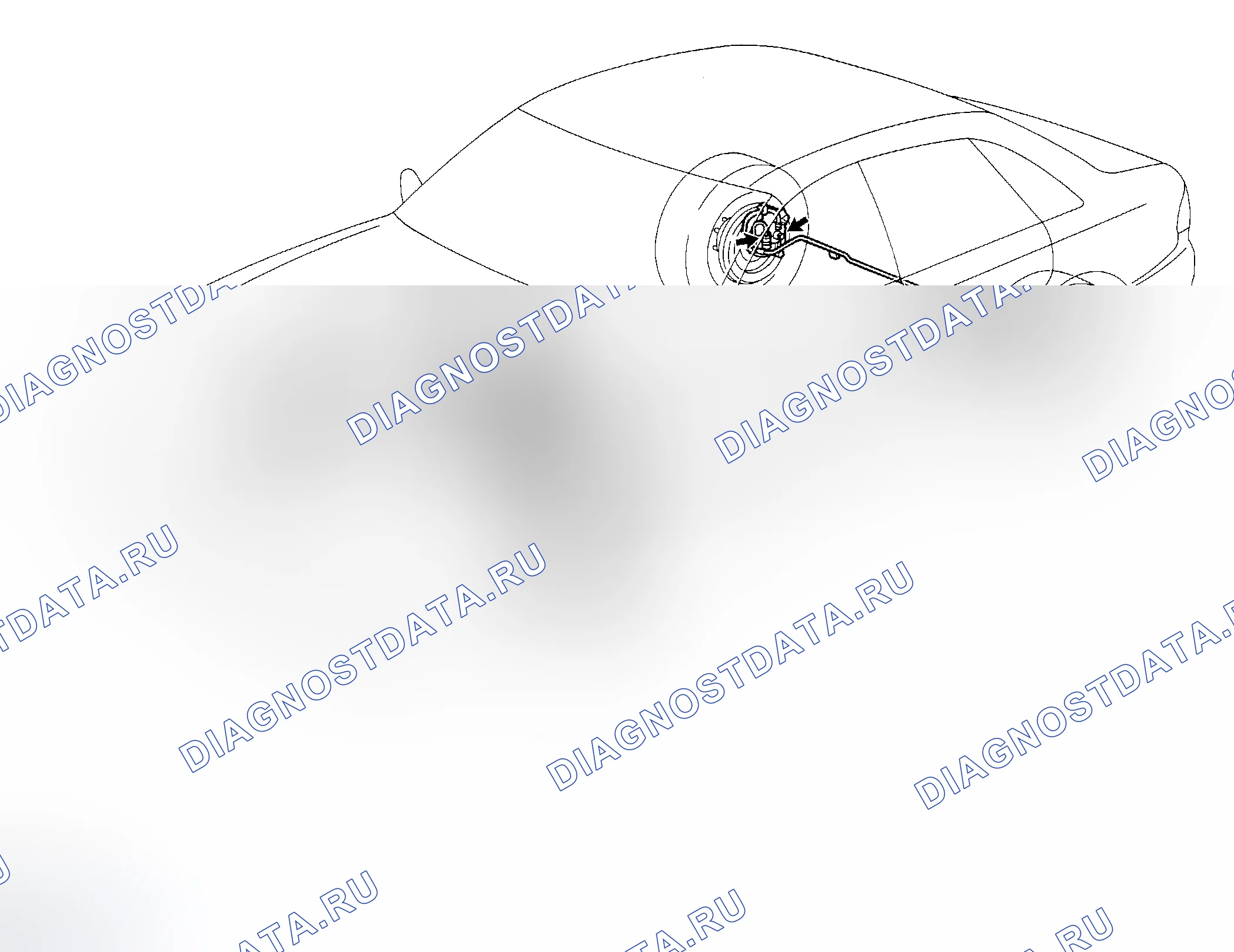 Рис. 51: ПРОВЕРКА УТЕЧКИ ЖИДКОСТИ. Toyota Avalon XX20 рестайлинг