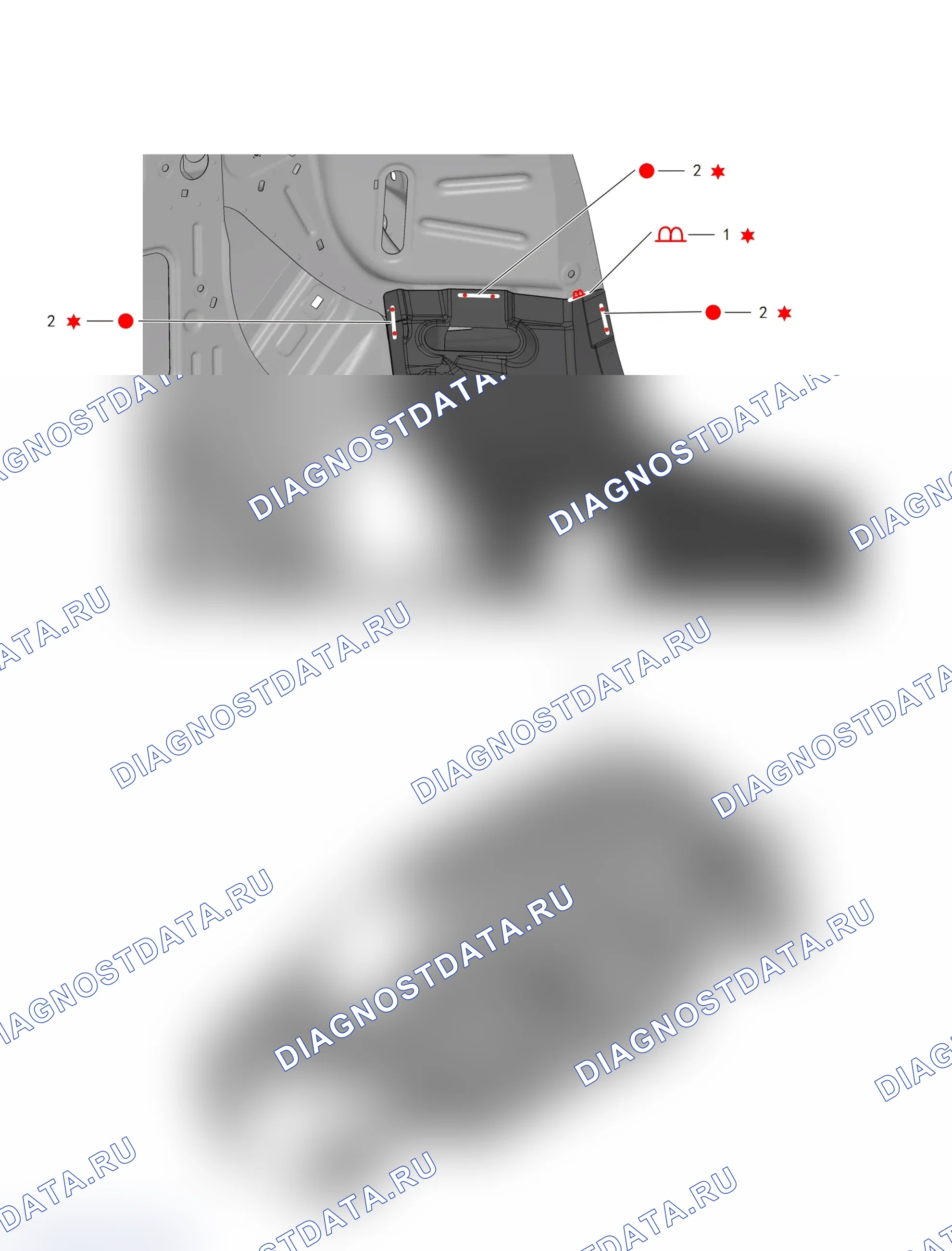 Задняя установка — Haval M6. Haval M6 I