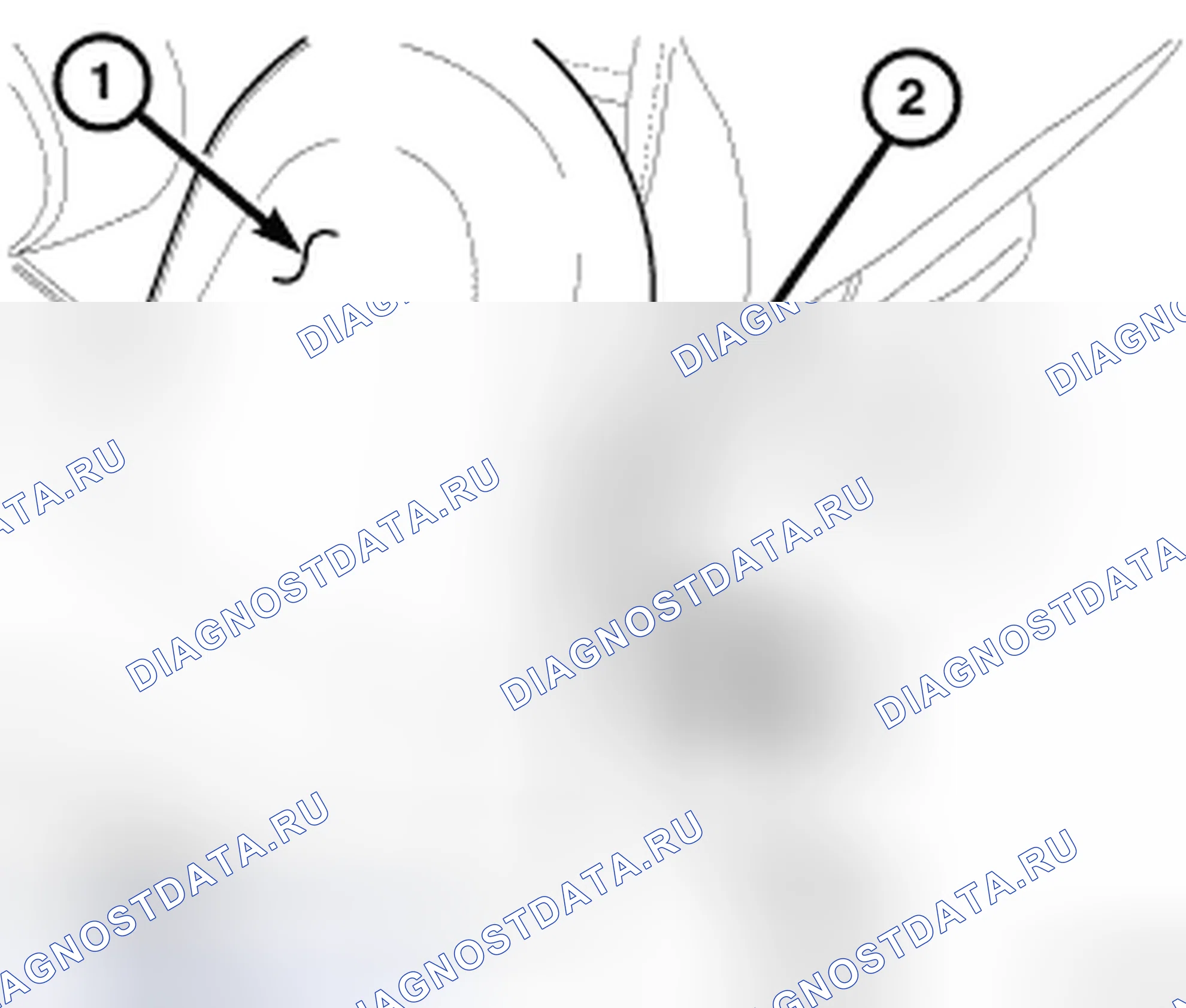 Рис. 446: РУЧКА-РЕКЛАЙНЕР-ЗАДНИЙ-2ND ROW SWIVEL. Chrysler Town & Country V