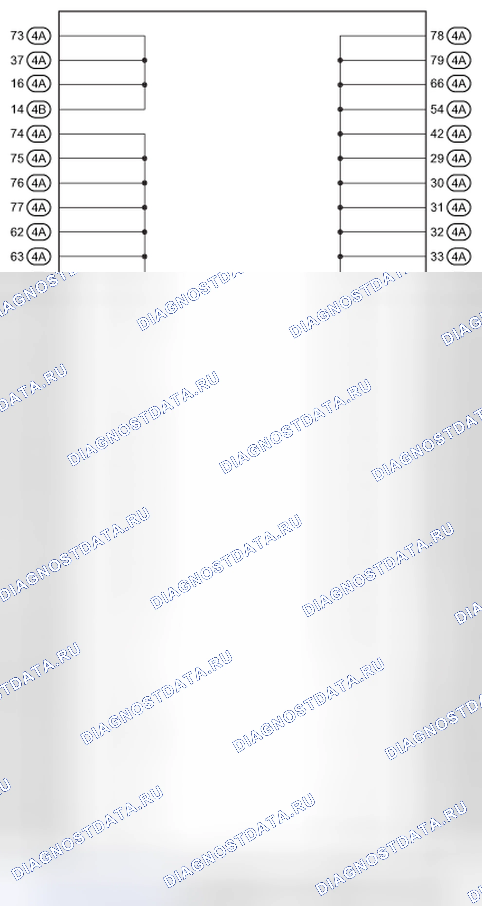 Рис. 912: J/B № 4 Схема внутренней цепи (1 из 3). Toyota Prius PHV pre-III