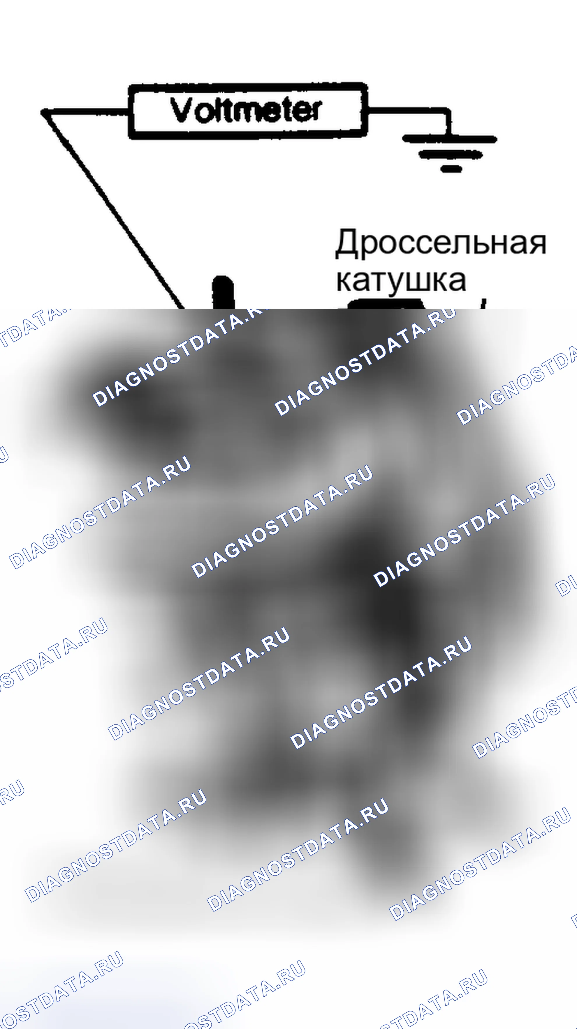 Рис. 302: DR18 - ПРОВЕРКА ПОЛОЖЕНИЯ ШТУЦЕРА. Plymouth Voyager I