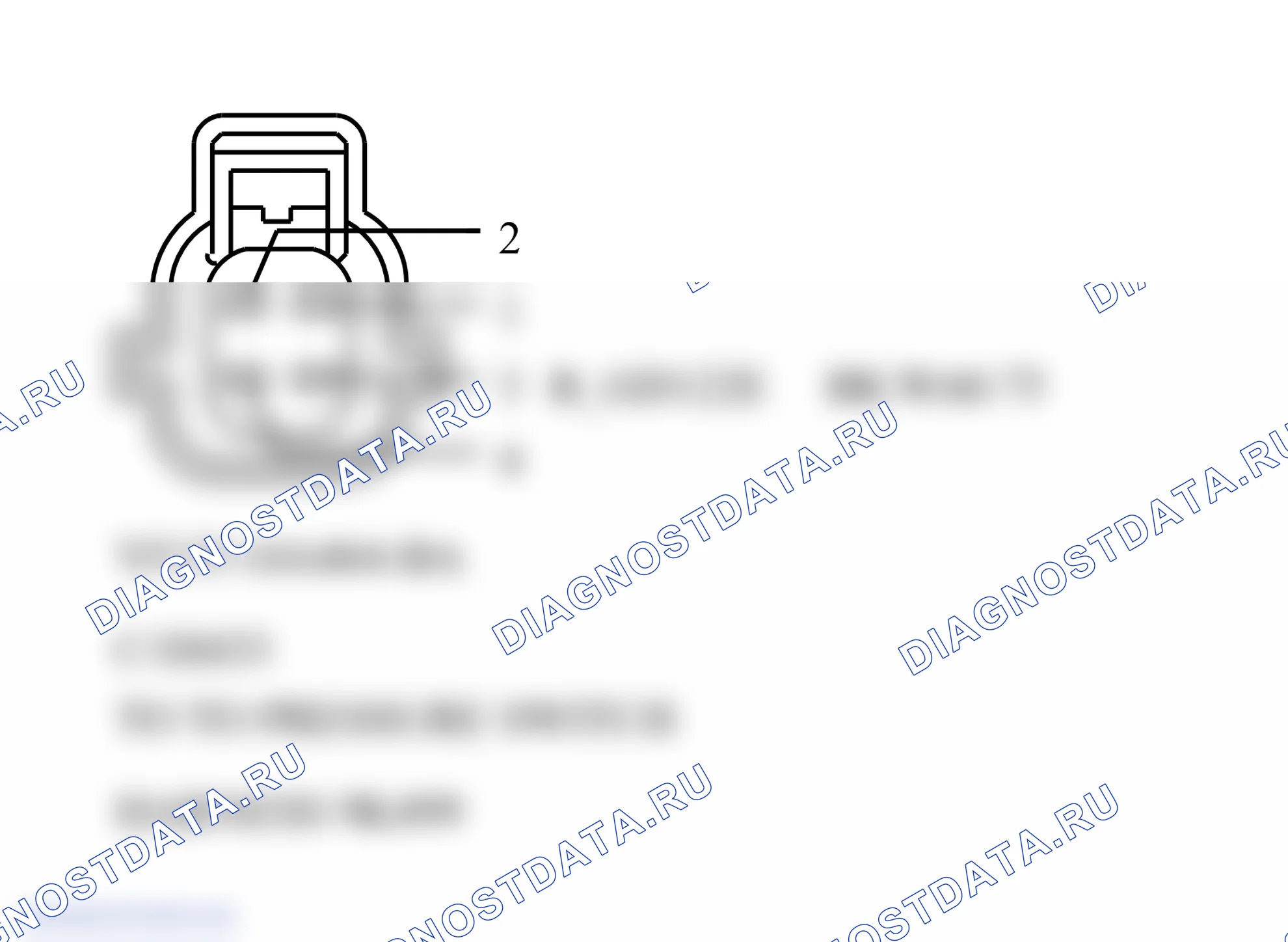 Распиновка разъёма Transducer. Ford Transit VI