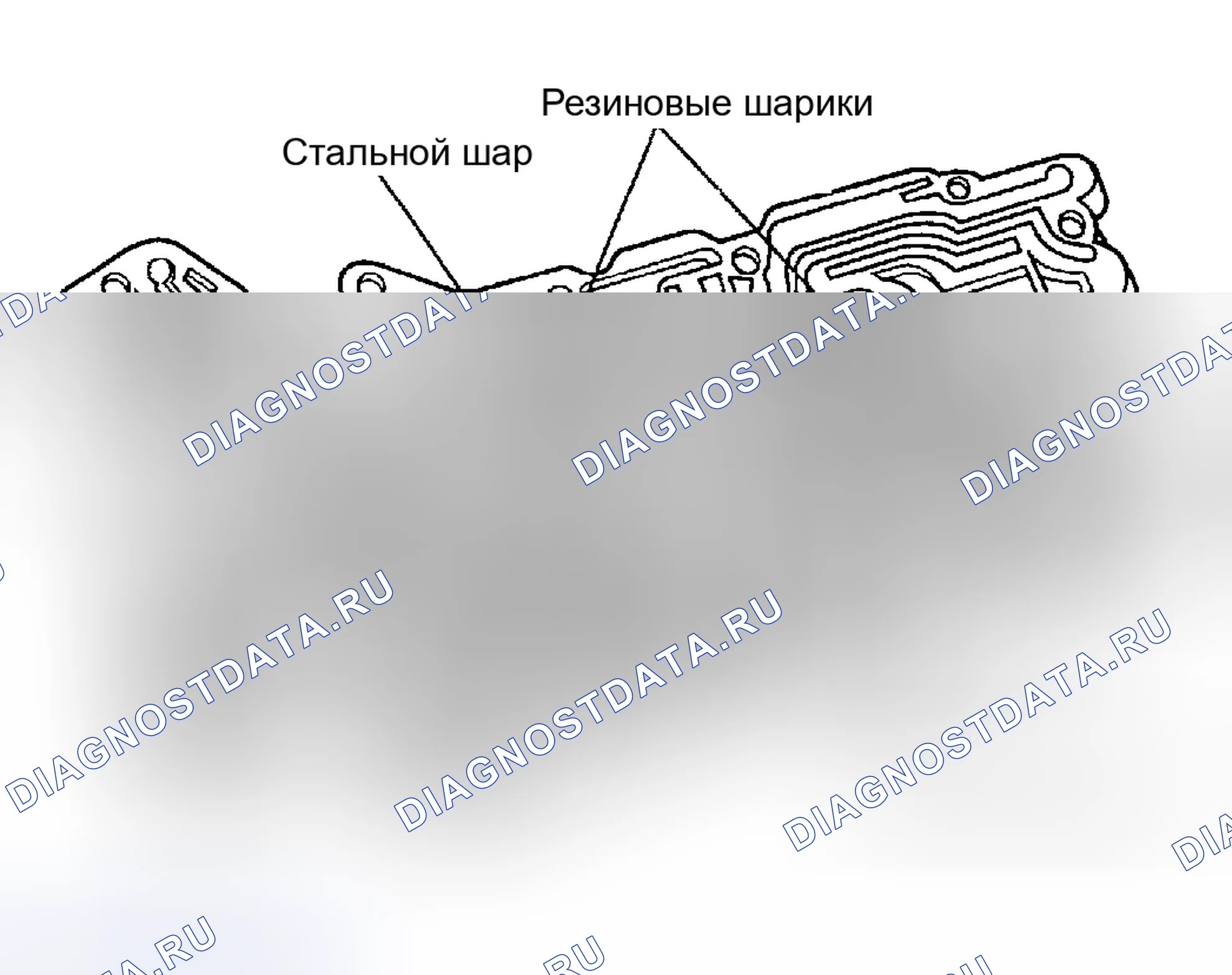 Рис. 324: СТОРОНА КОРПУСА ГЛАВНОГО РЕГУЛИРУЮЩЕГО КЛАПАНА. Geely Preface I