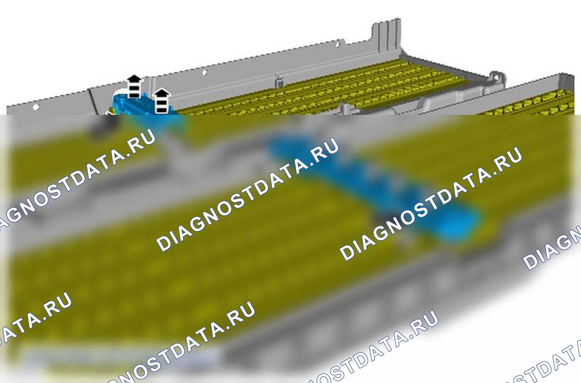 Разборка и сборка активных жалюзи радиатора. Ford Mondeo V