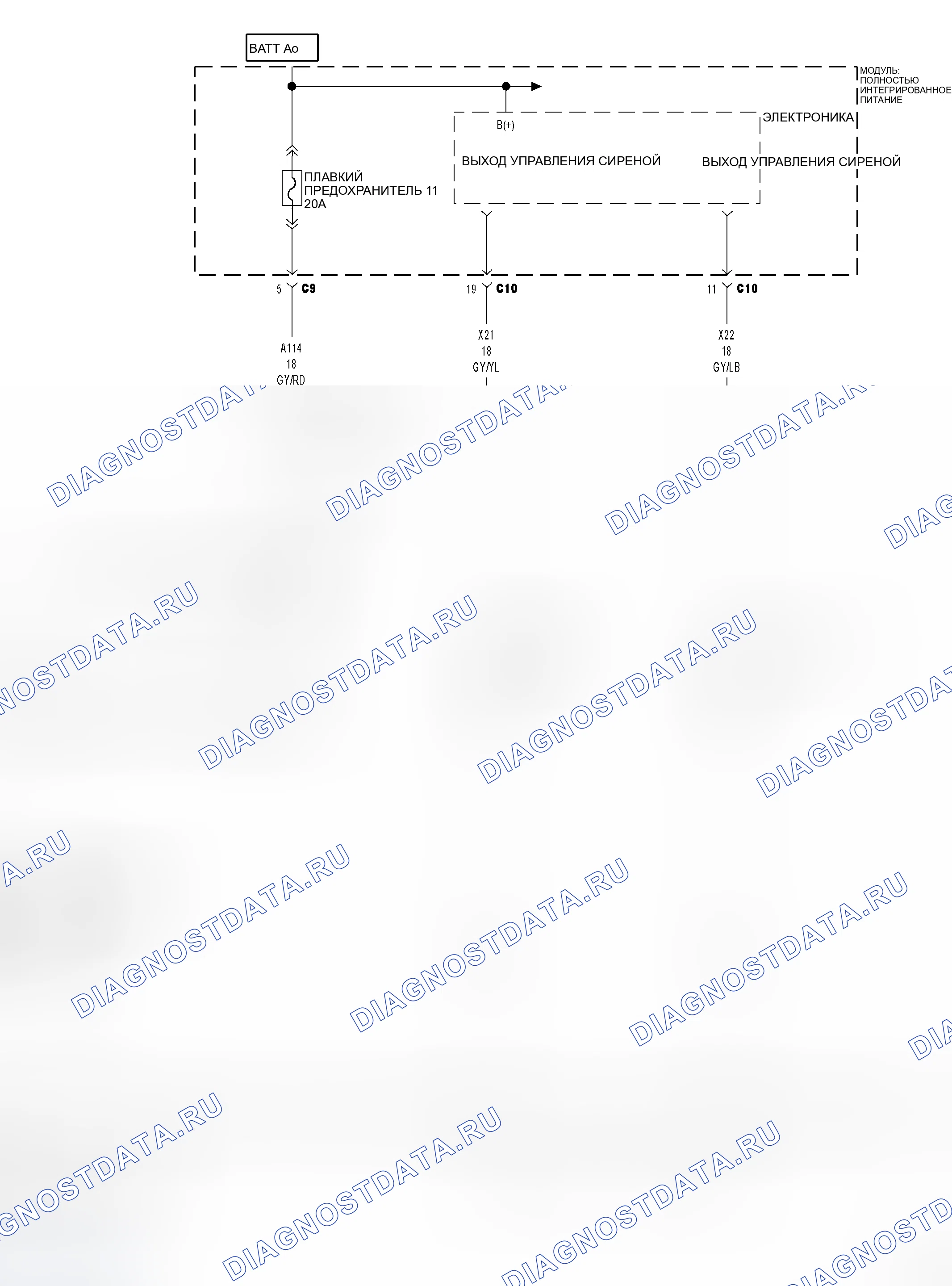 Рис. 1: Принципиальная схема. Dodge Cab & Chassis R3500 HD 