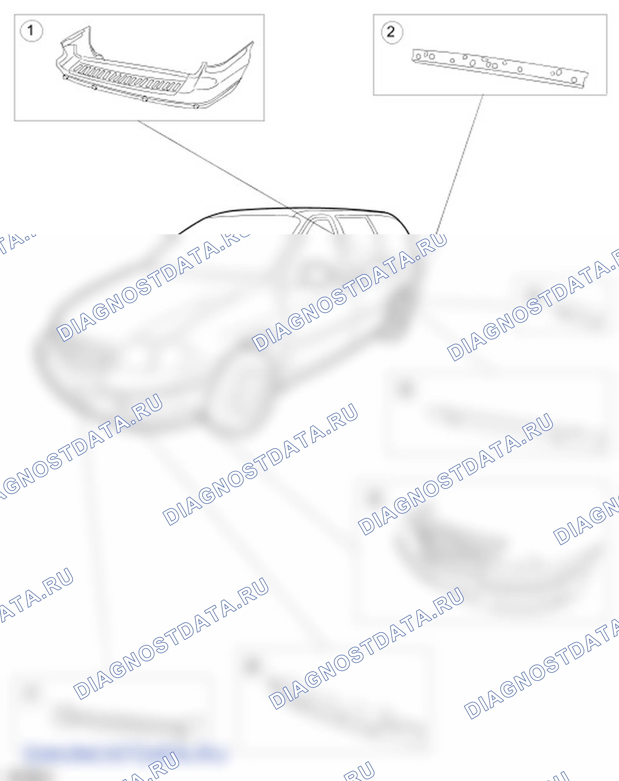 Бамперы: описание и работа. Ford Windstar I
