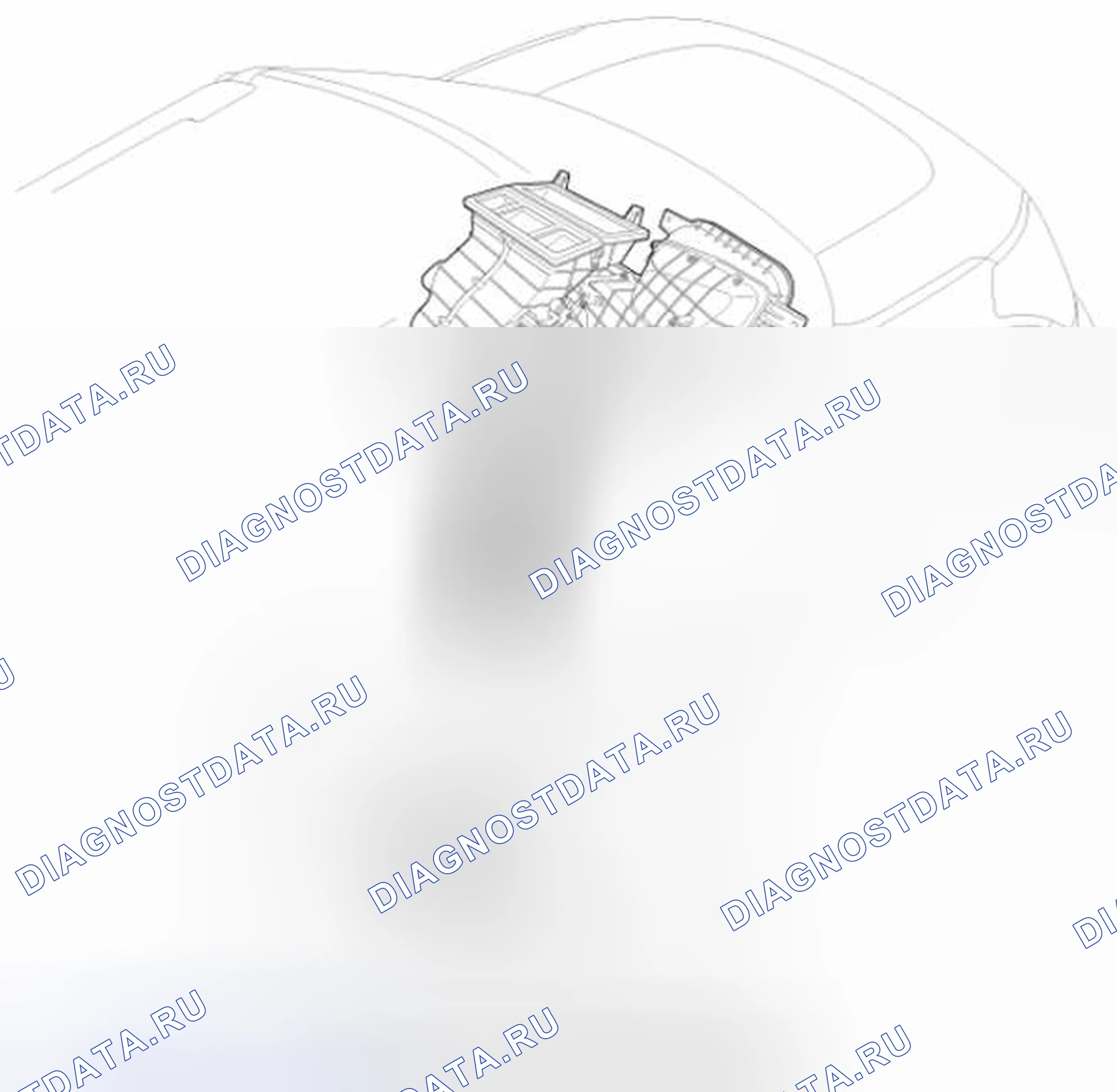 Рис. 20: Расположение компонентов. Geely Vision X3 Pro I