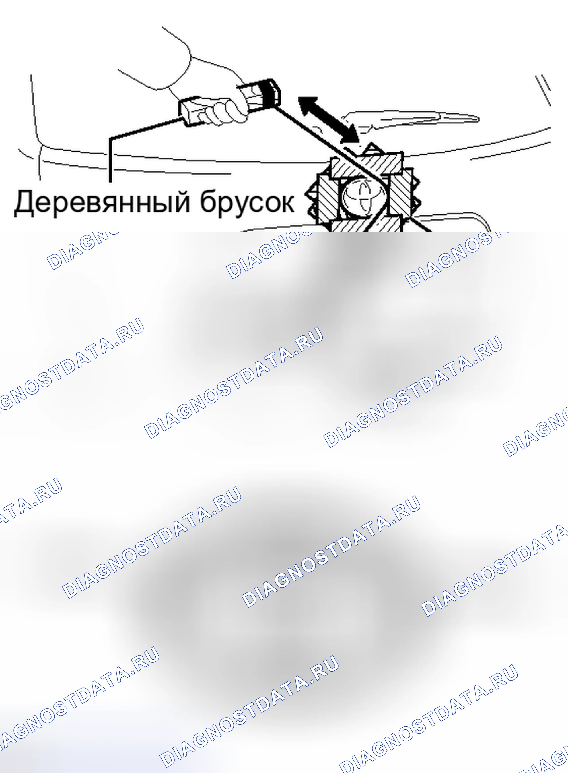 Рис. 281: ДЕМОНТАЖ. Toyota Highlander II рестайлинг