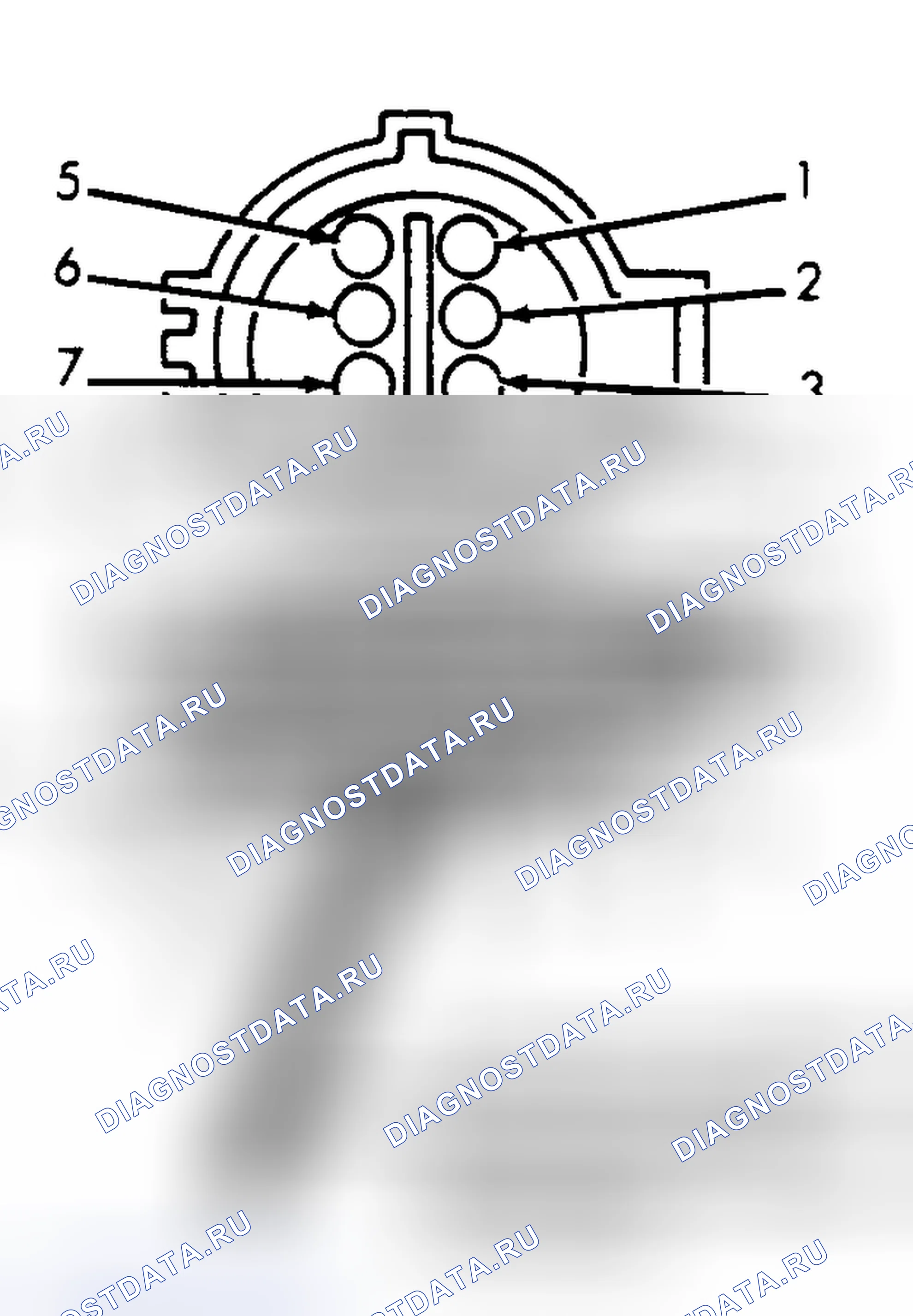 Рис. 52: диагностический тест C - ДИАГНОСТИКА ПОДСВЕТКИ КЛАВИАТУРЫ. Lincoln Town Car II