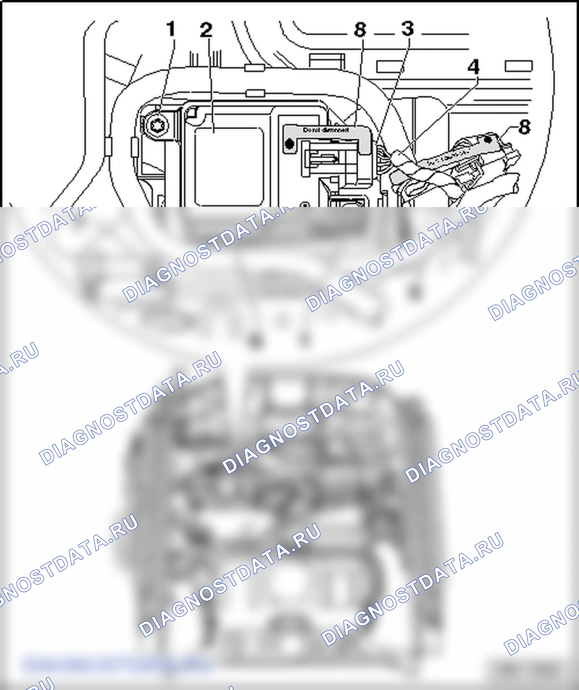 Распознавание занятости сиденья (США). Volkswagen Golf Mk5