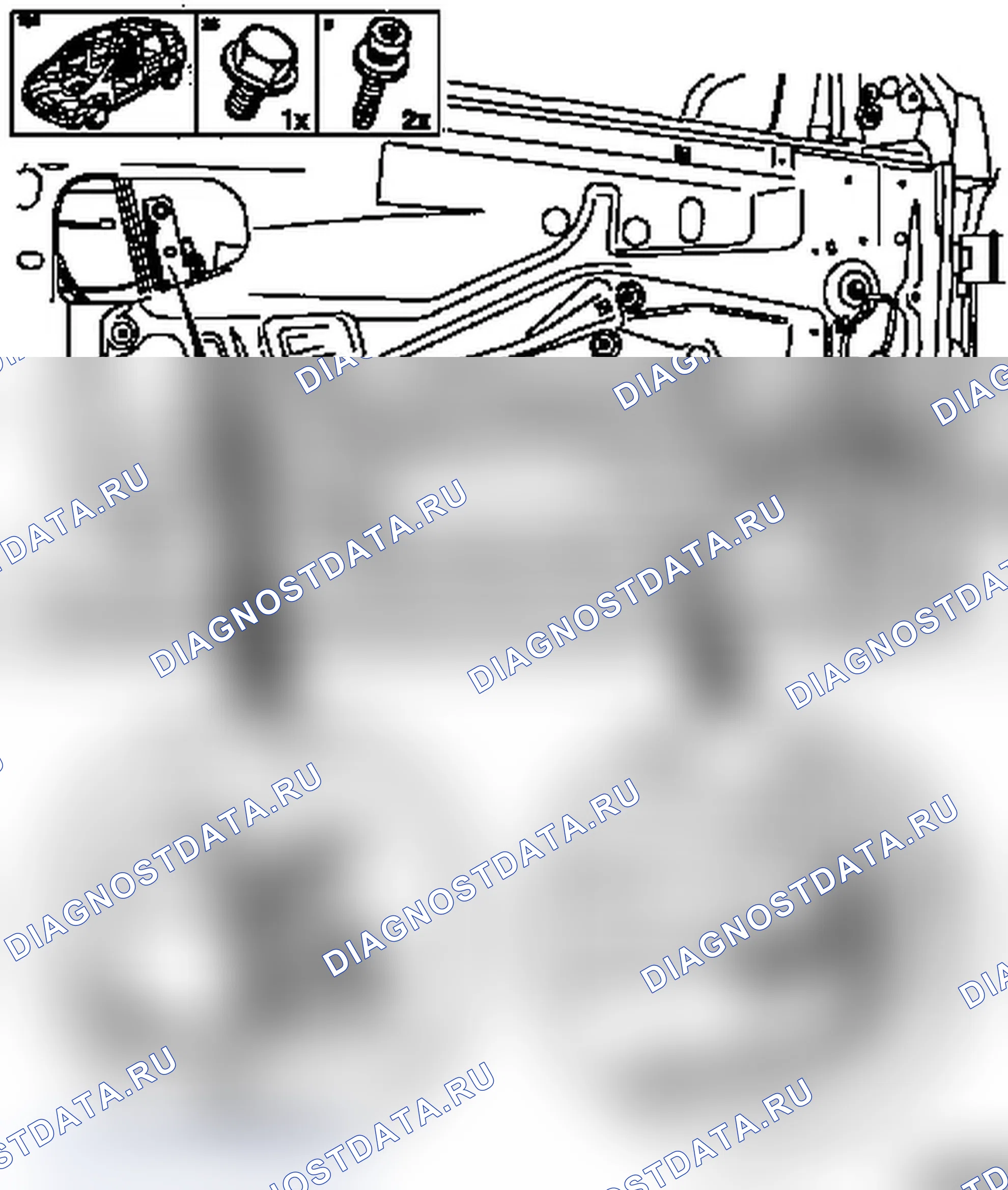 Демонтаж и установка подъемного окна передней двери (модель F67). Opel Astra G