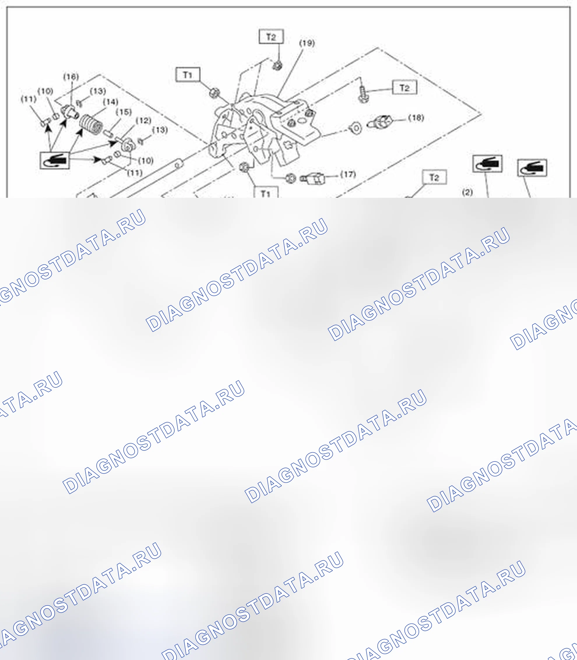 Рис. 13: ПЕДАЛЬ СЦЕПЛЕНИЯ. Subaru Forester SJ