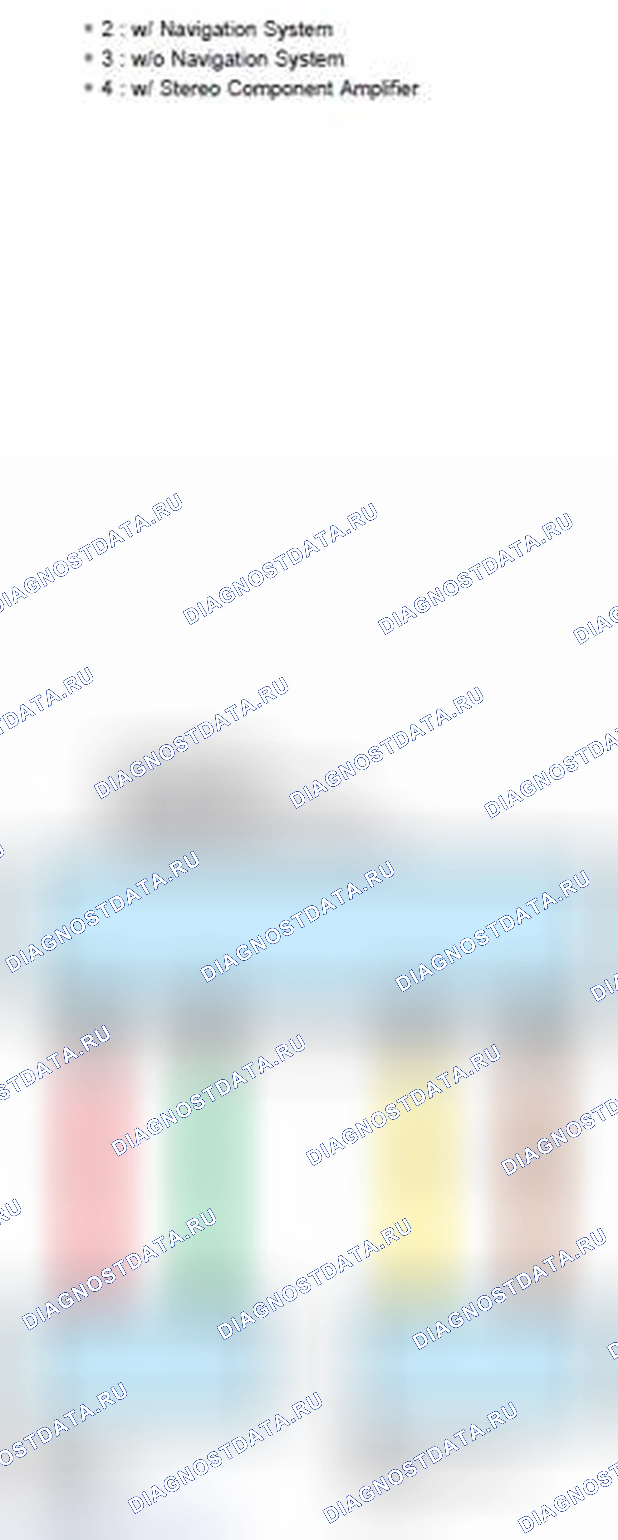 Рис. 153: Мультиплексная система связи (AVC-LAN). Toyota Avalon XX30 рестайлинг 2