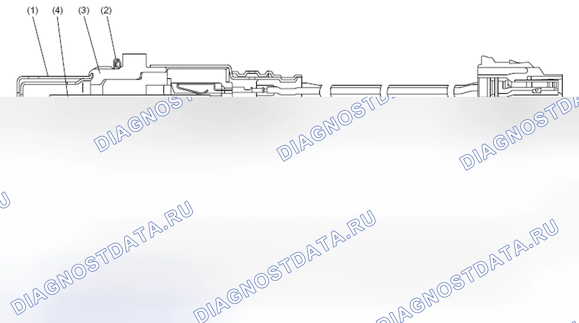 Рис. 446: ПЕРЕДНИЙ ДАТЧИК КИСЛОРОДА (A/F). Subaru Outback BR