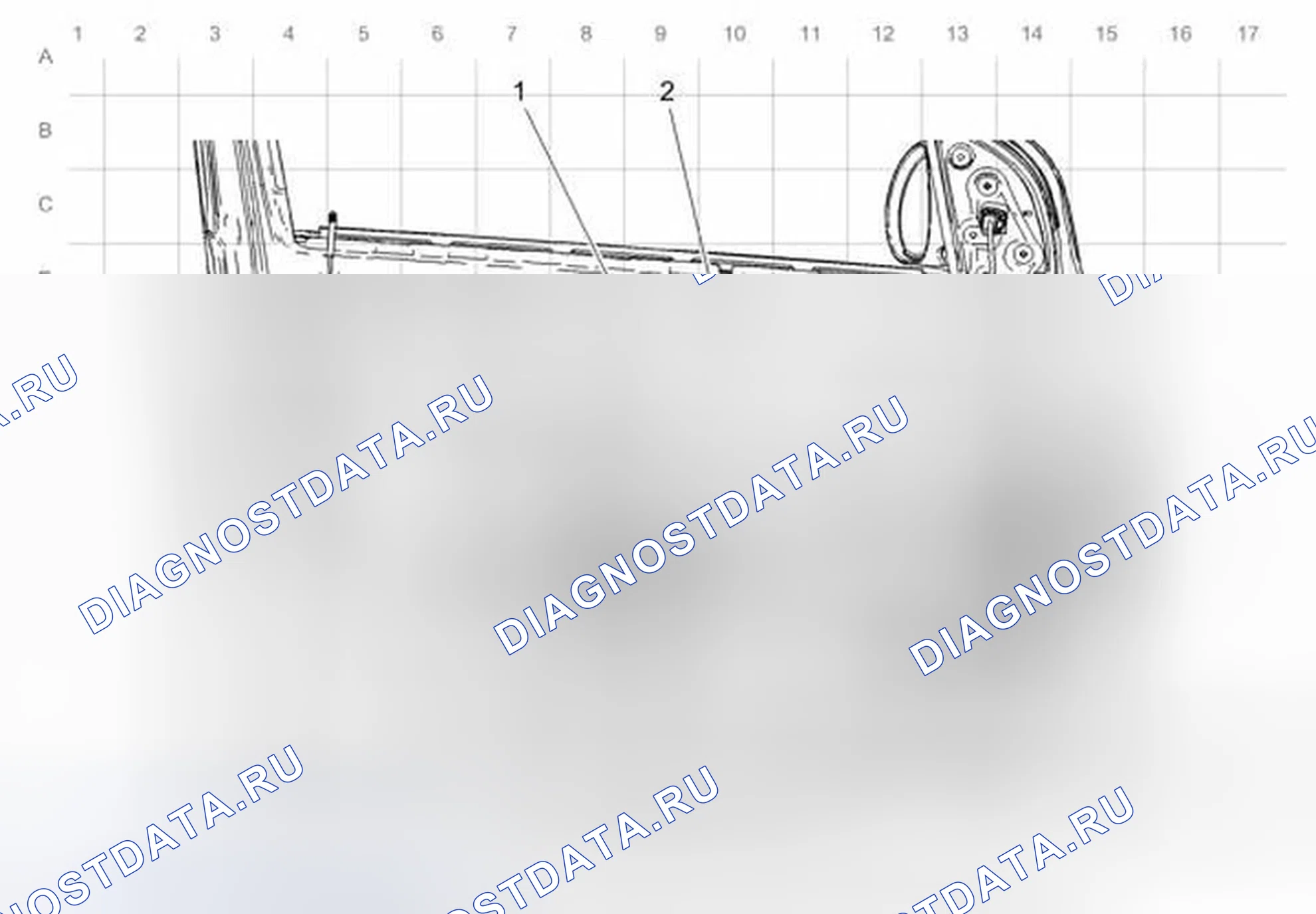 Рис. 35: Прокладка кабельной трассы двери водителя. Chevrolet Sonic I