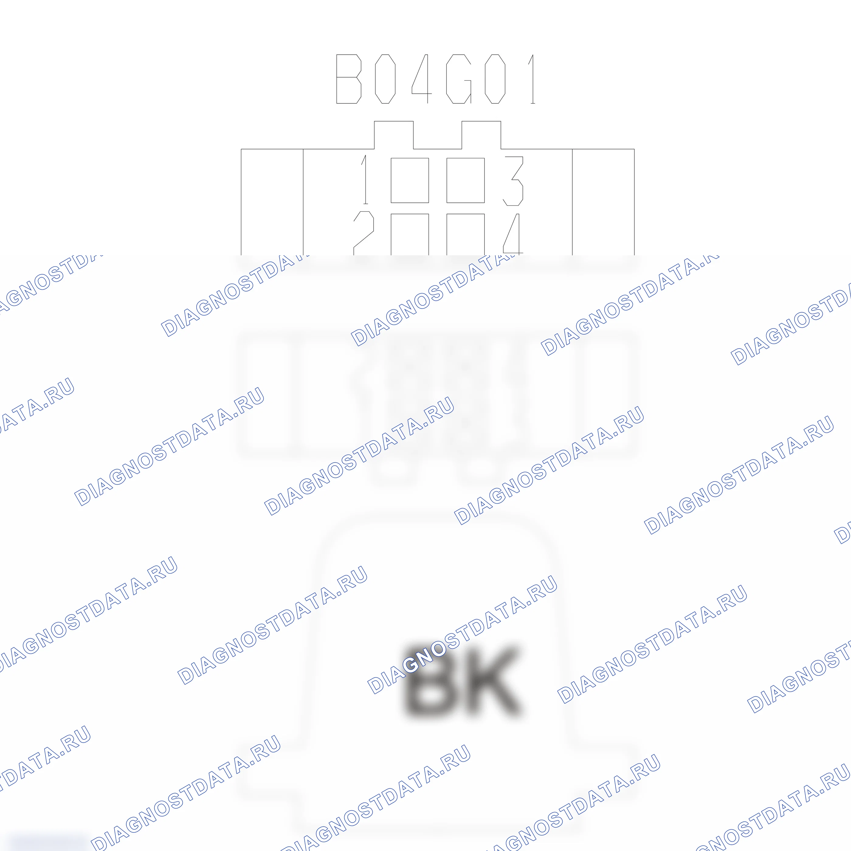 Распиновка разъёма 3B0 972 722 — внешний вид и расположение контактов. Porsche Cayenne II