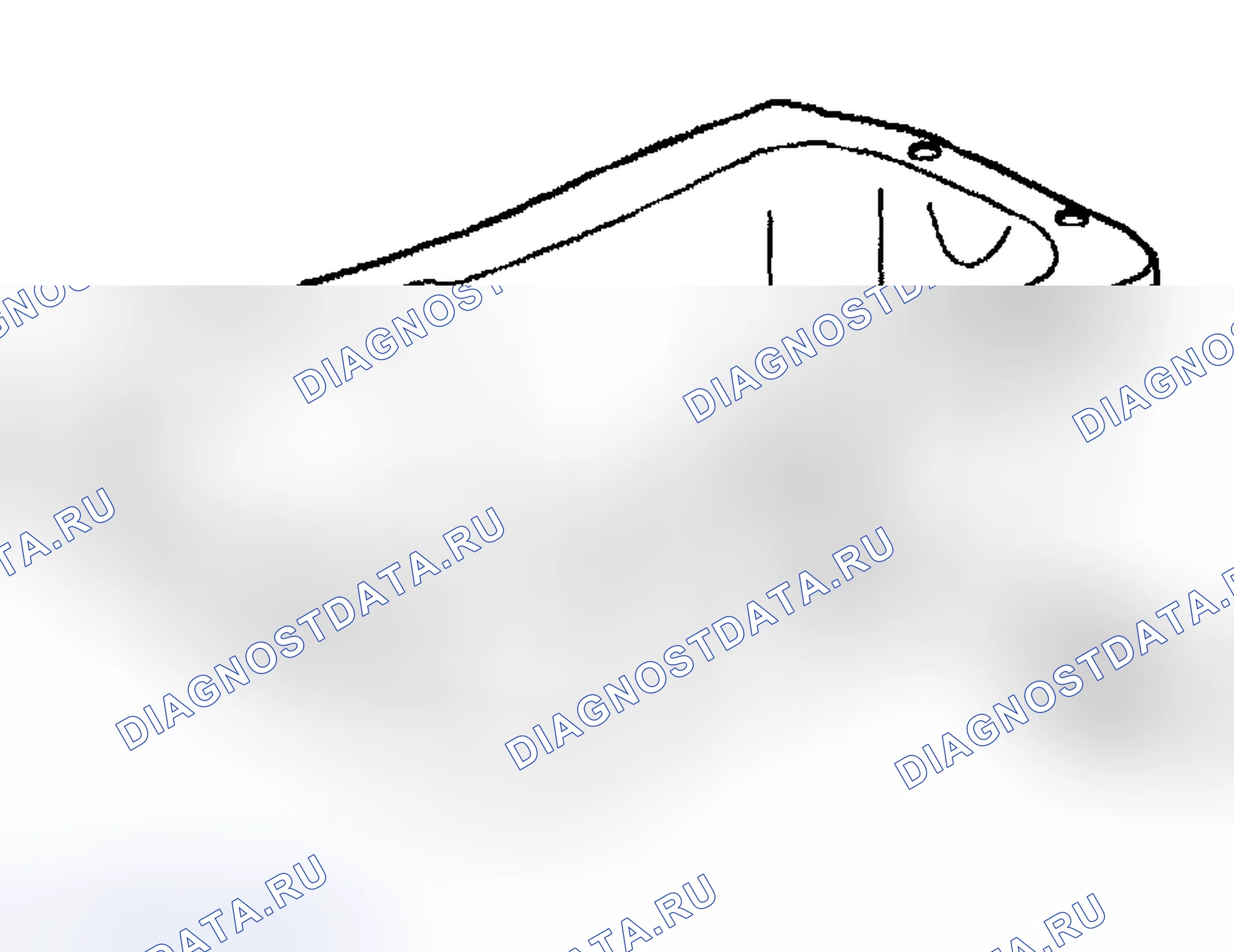 Рис. 358: Удаление масляного поддона (F, W). Hyundai Veracruz I