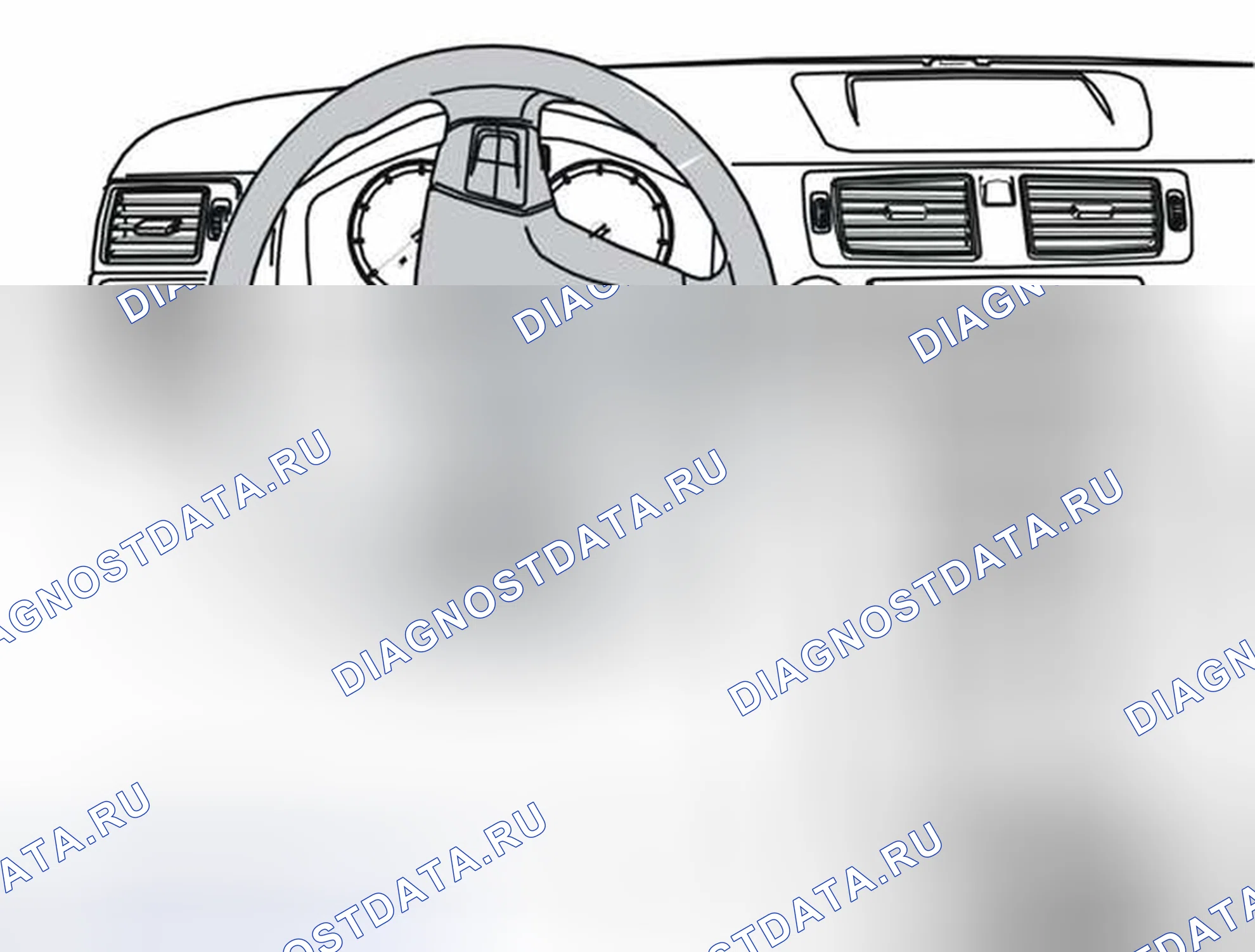 Рис. 312: СНЯТИЕ ПОДУШКИ БЕЗОПАСНОСТИ ВОДИТЕЛЯ (SRS). Volvo V50 I рестайлинг