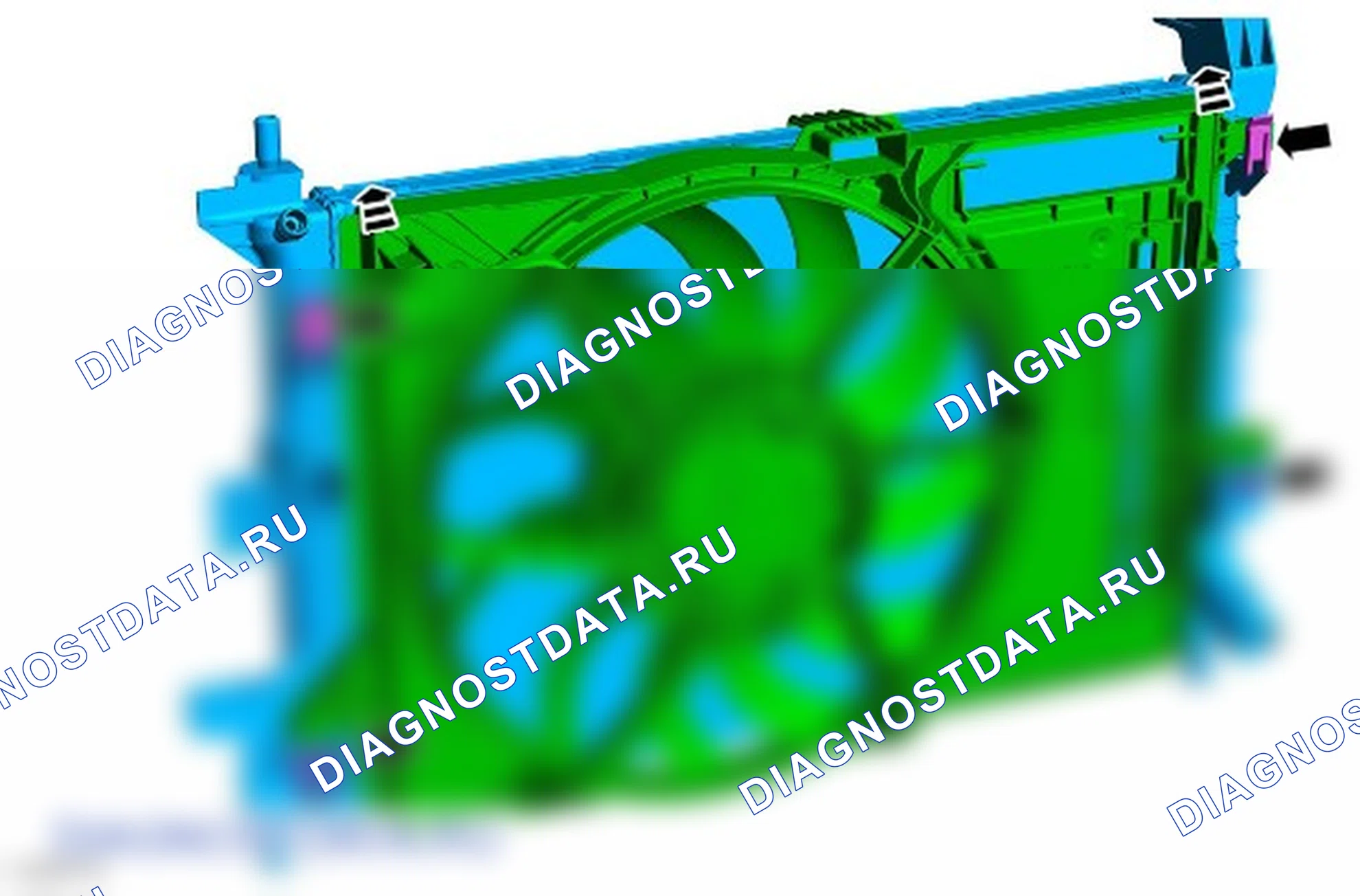 Как снять и установить радиатор. Ford Kuga II