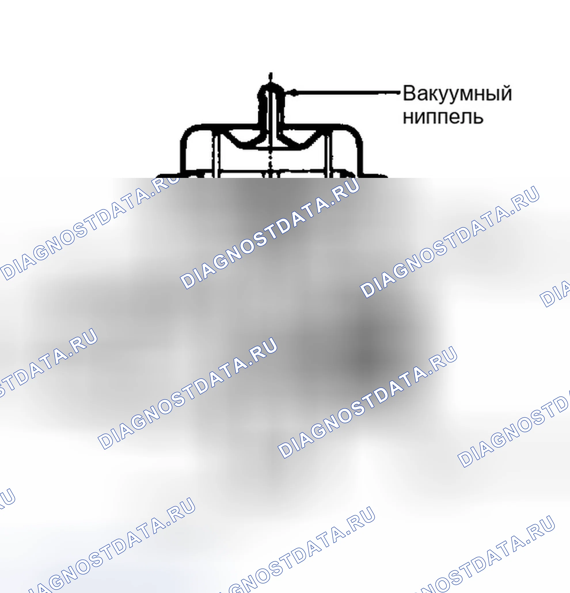 Рис. 59: Идентификация воздушного регулирующего клапана (предохранительный переключатель). Ford Escort V рестайлинг