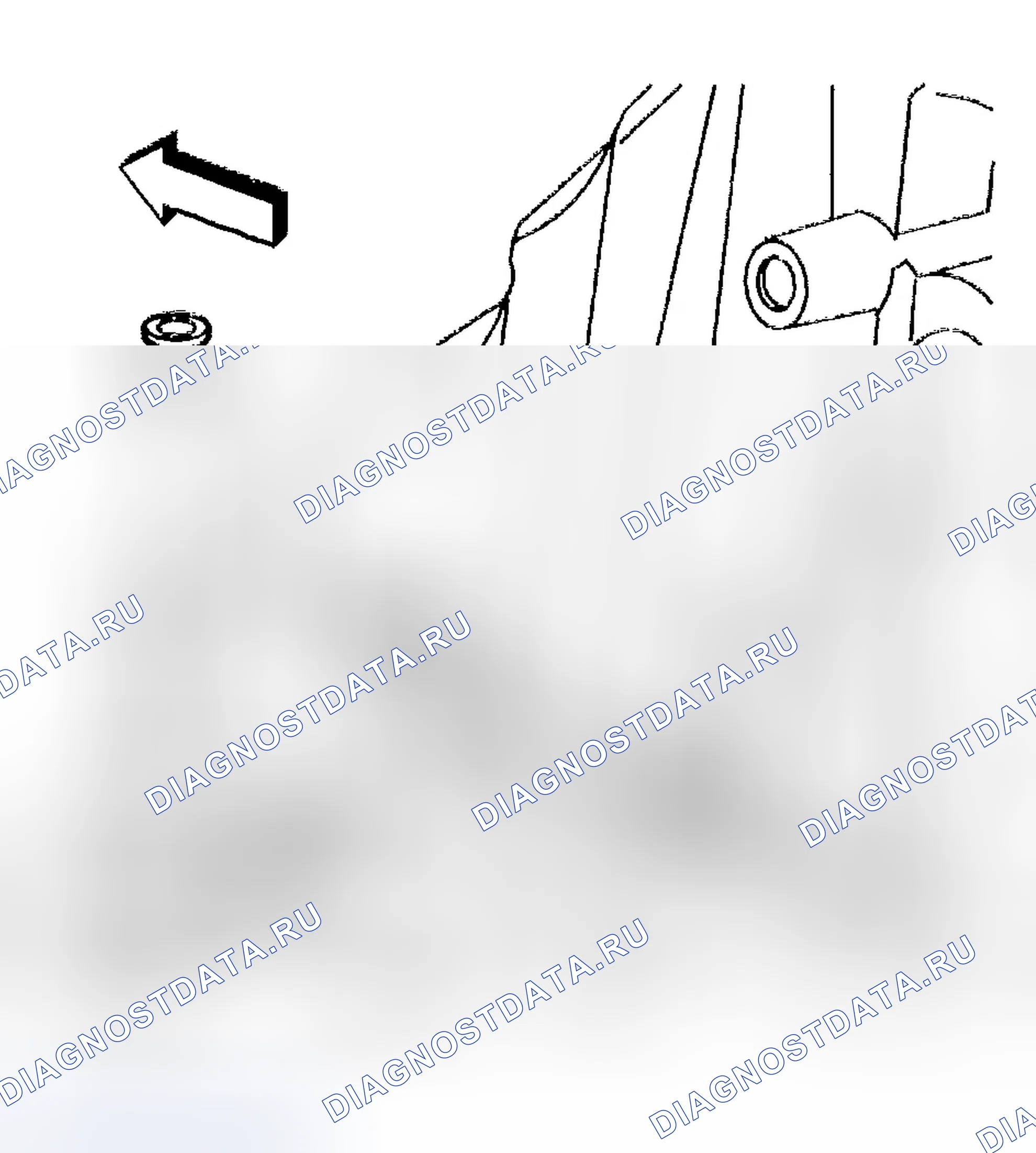Рис. 1147: Установка адаптера масляного фильтра. Chevrolet TrailBlazer I