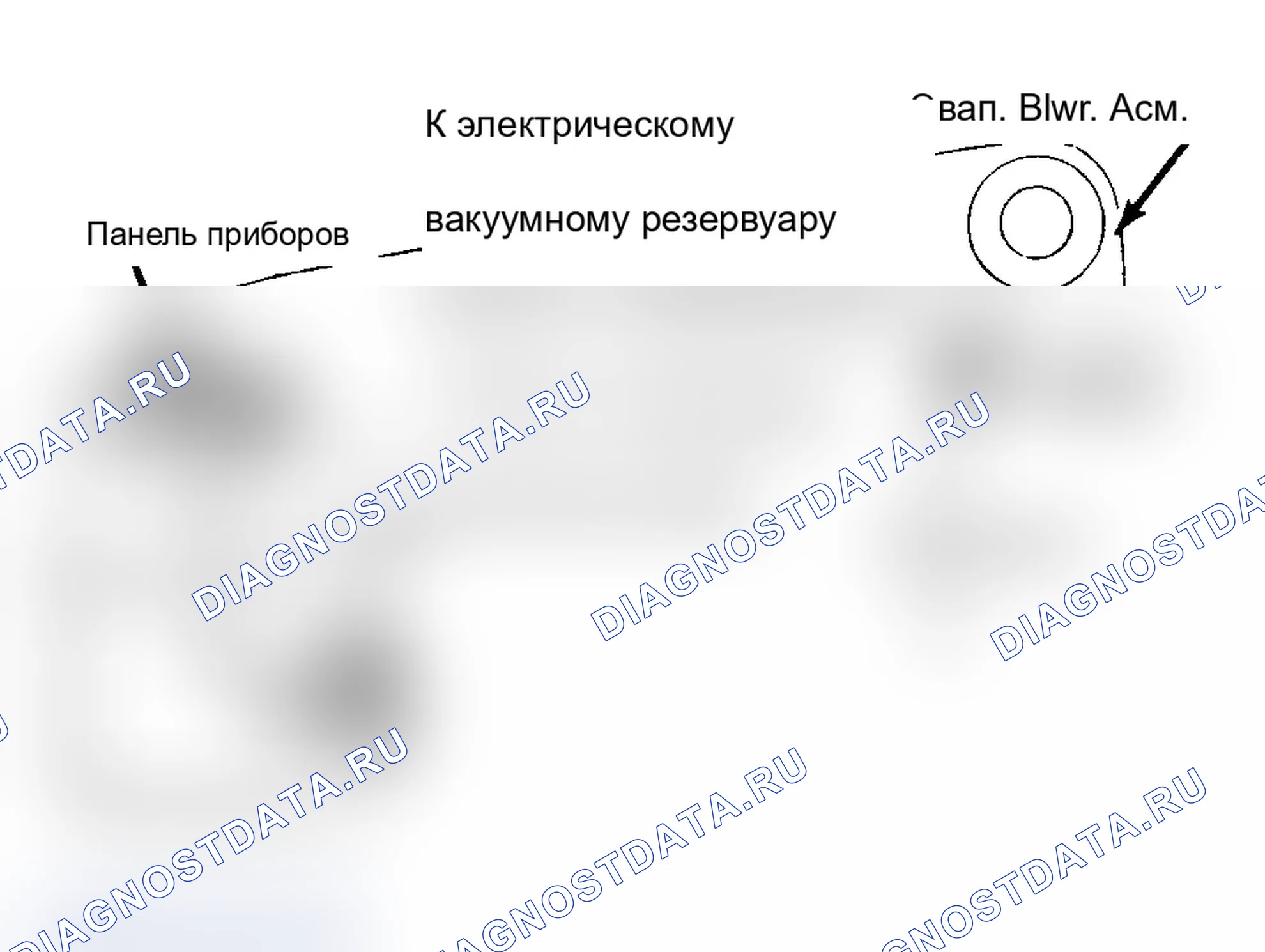 Рис. 14: Вакуумная диаграмма Chevette и 1000 кондиционер. Chevrolet Celebrity I
