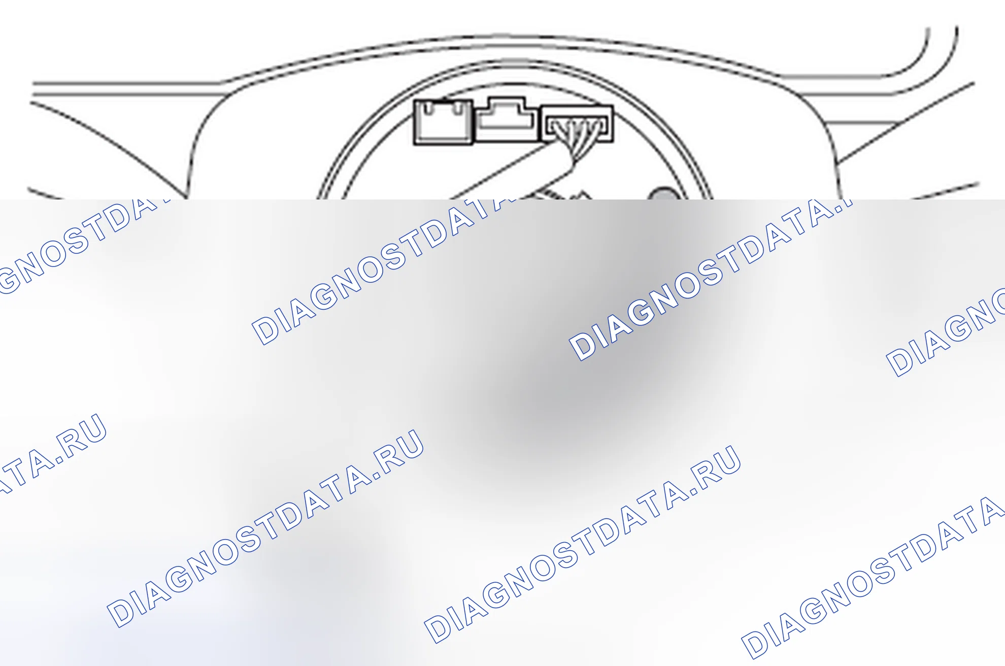 Рис. 33: РАЗЪЕМ РУЛЕВОГО ВАЛКА. Subaru Legacy BM/BR рестайлинг