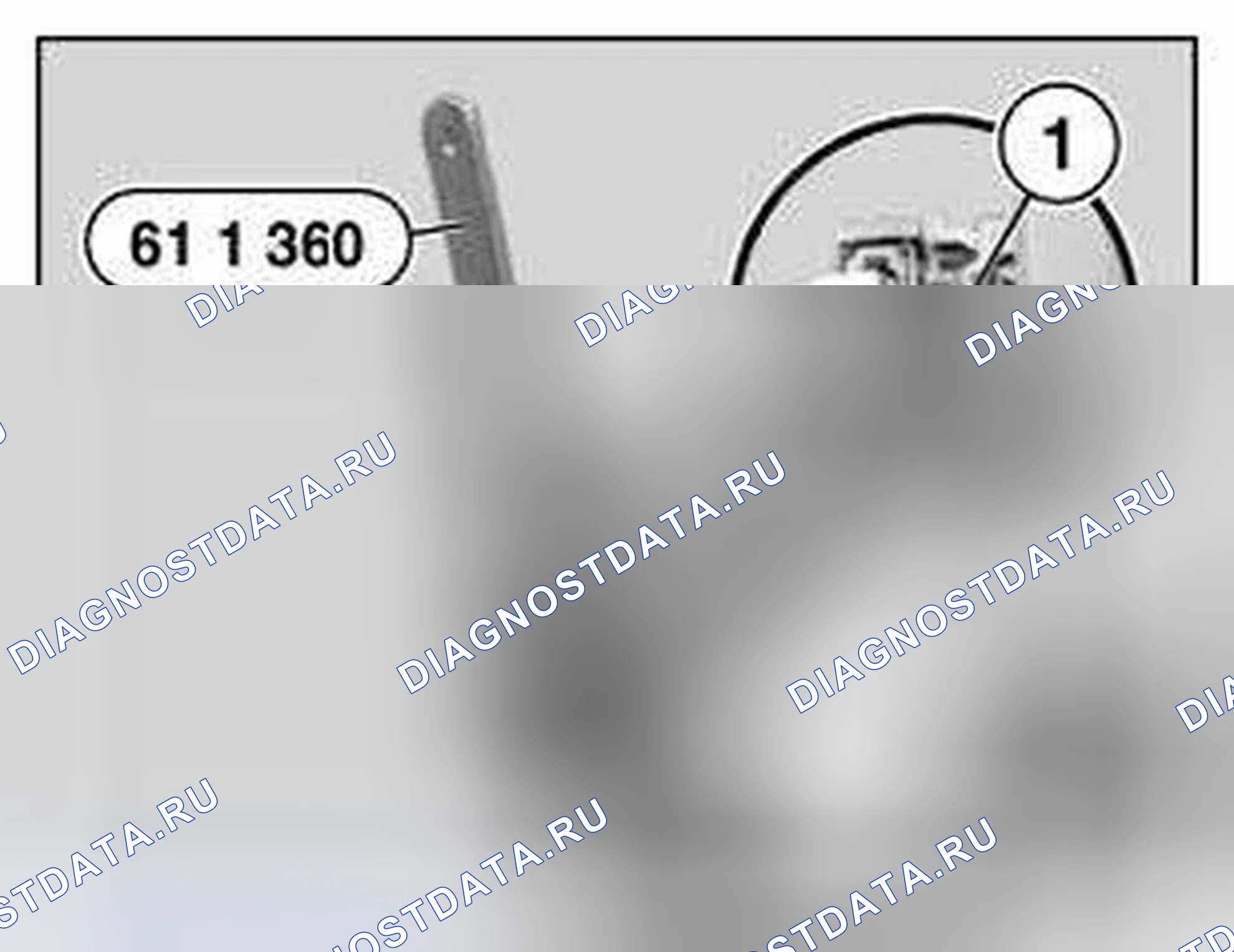 Рис. 46: 61 13... Основание корпусов разъемов лепестков. BMW M3 E90