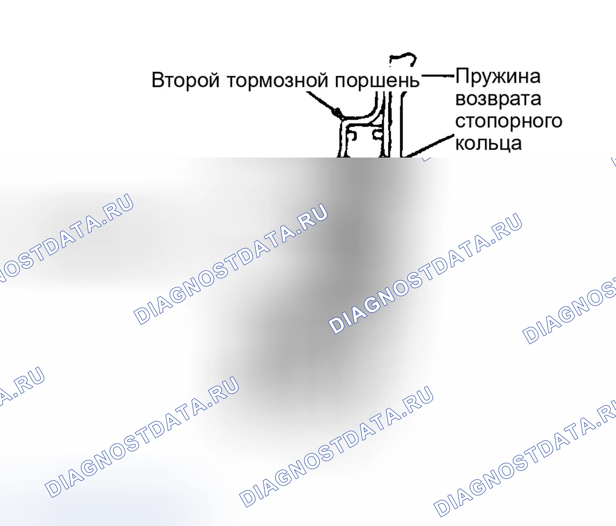 Рис. 27: РЕГУЛИРОВКА ЛЮФТА НА ВТОРОМ КОНЦЕ ТОРМОЗА. Hyundai Sonata V