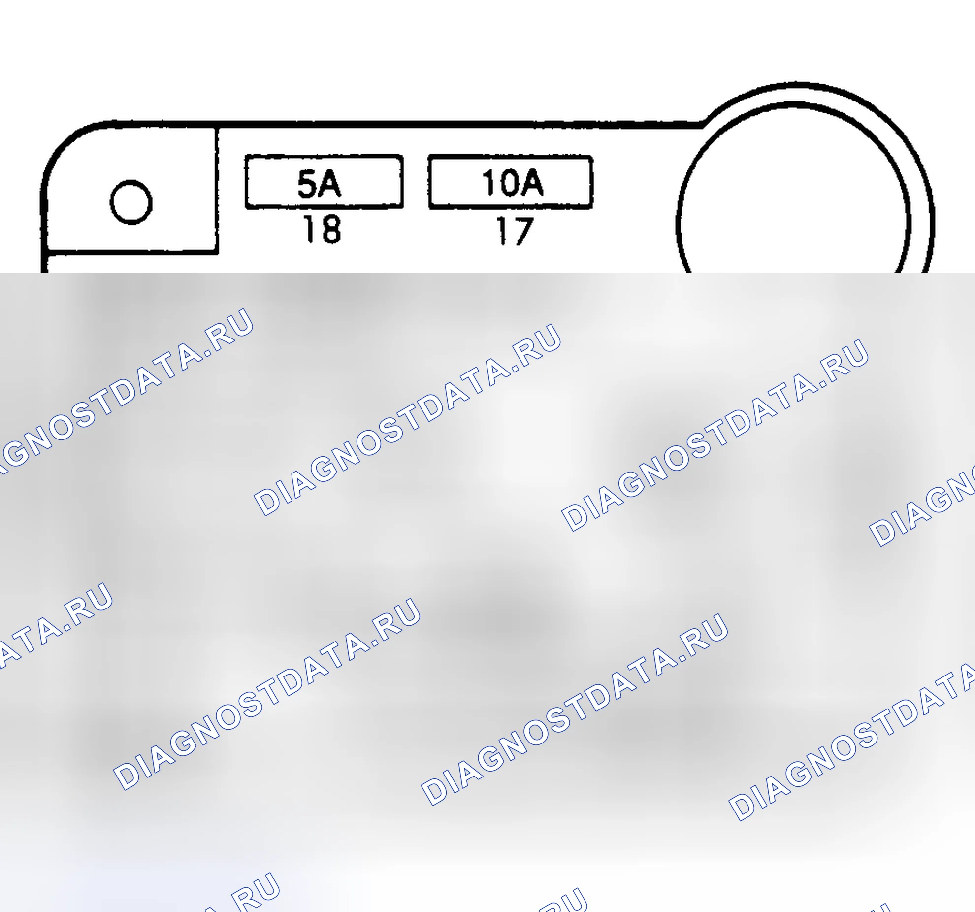 Рис. 6: ИДЕНТИФИКАЦИЯ ПАНЕЛИ ПРЕДОХРАНИТЕЛЕЙ (1993-95 LINCOLN). Mazda Familia BF