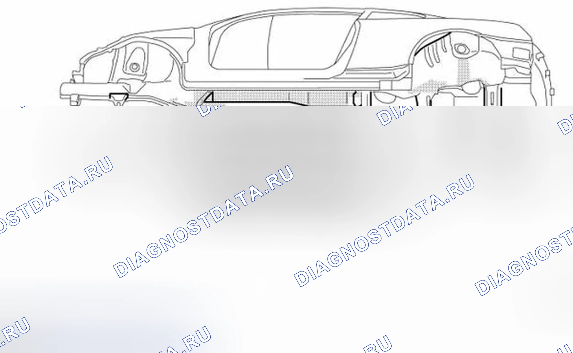 Рис. 302: Меры предосторожности при нанесении грунтовки. Infiniti Q60 I