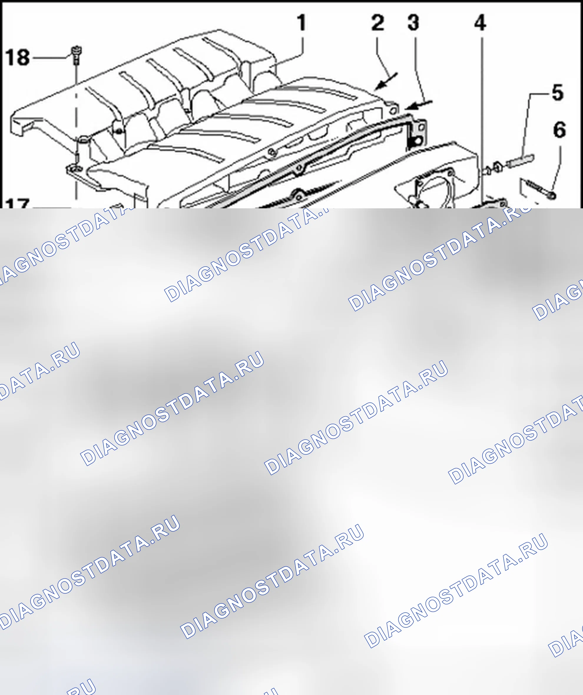 Рис. 868: Впускной коллектор, разборка и сборка. Audi A8 D3 рестайлинг 2