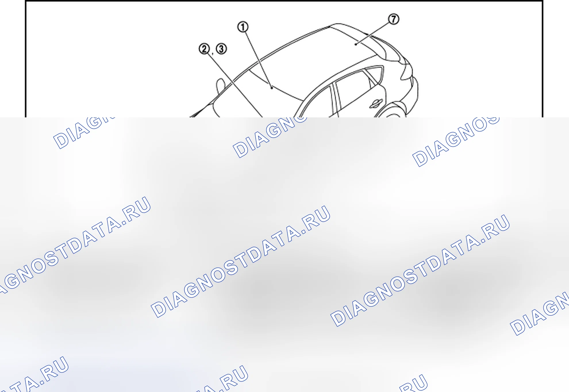 Рис. 90: Расположение компонентов. Infiniti EX37 I