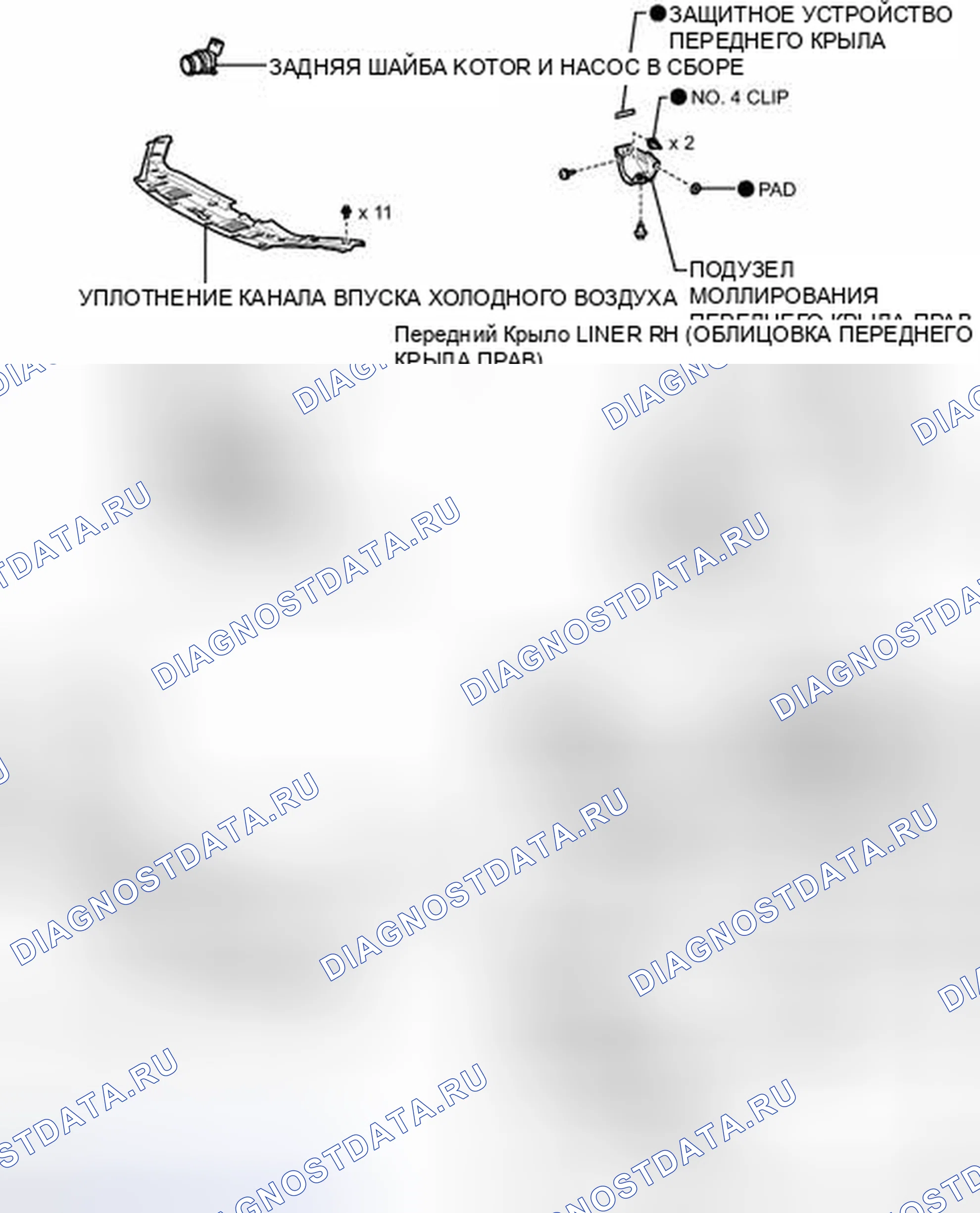 Рис. 76: ИЛЛЮСТРАЦИЯ. Toyota Highlander II рестайлинг