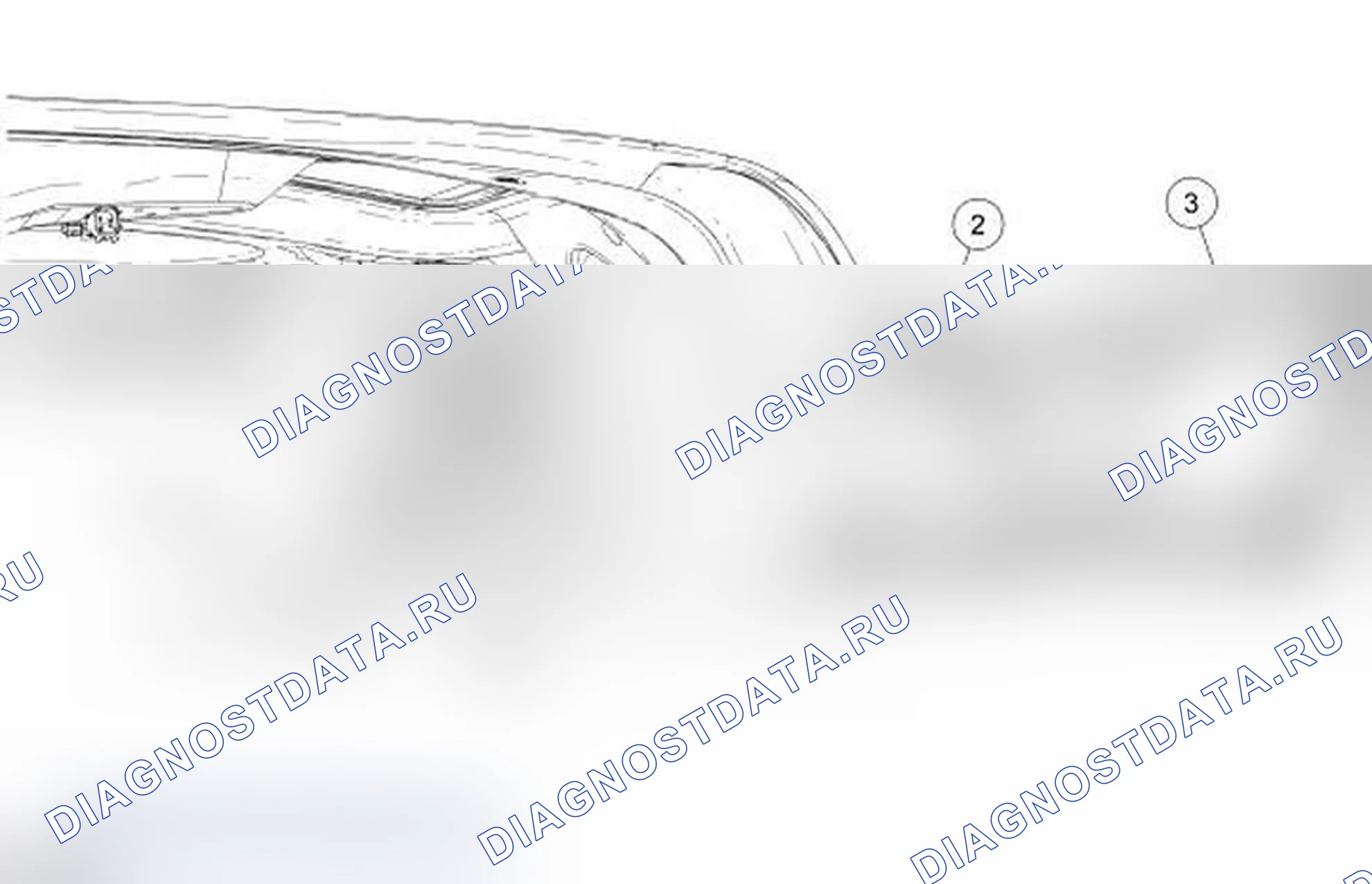 Рис. 5: Корпус номерного знака. Mercury Grand Marquis IV рестайлинг