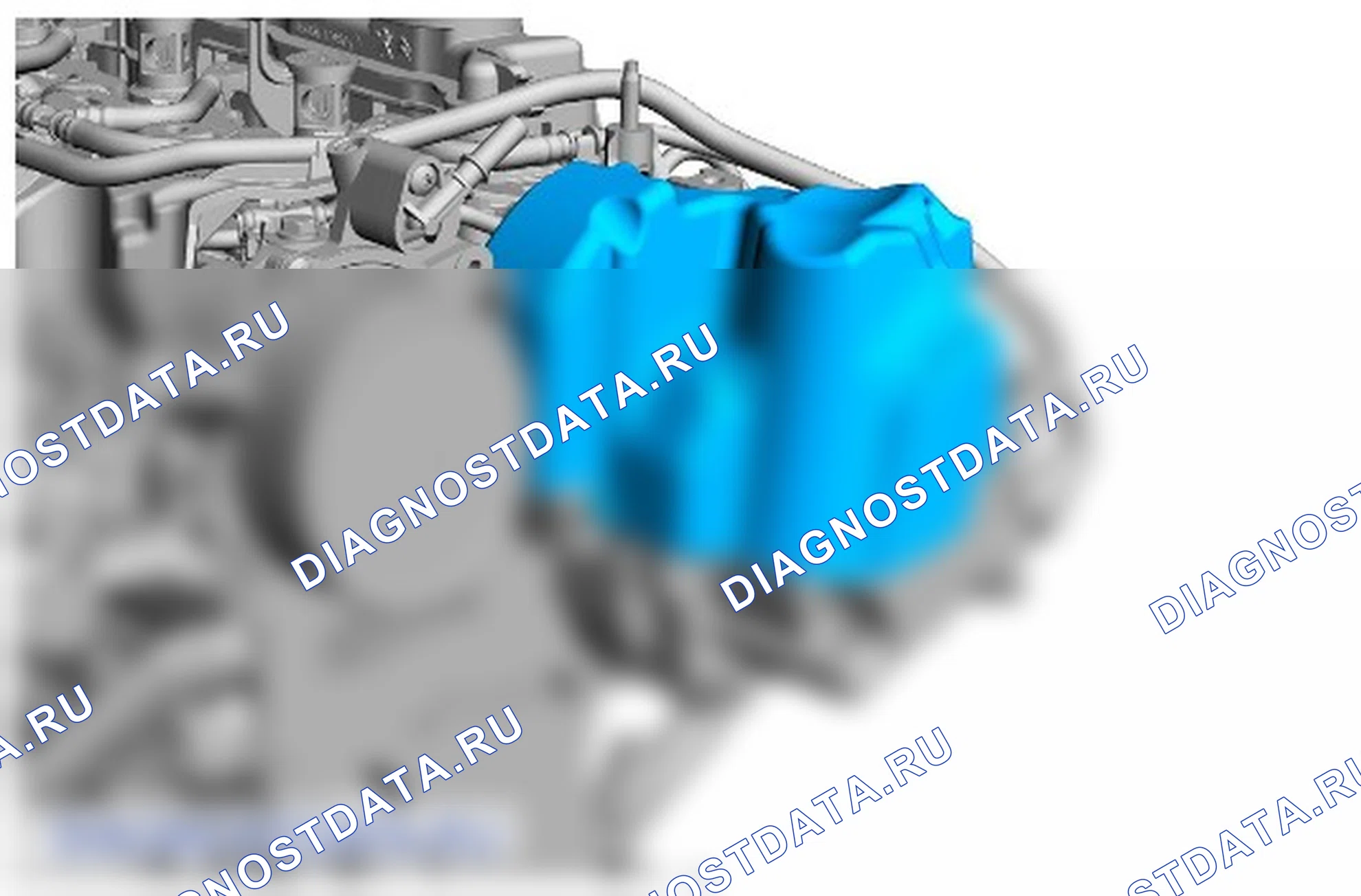 Как снять присоединяемые детали двигателя. Ford Grand C-MAX II рестайлинг