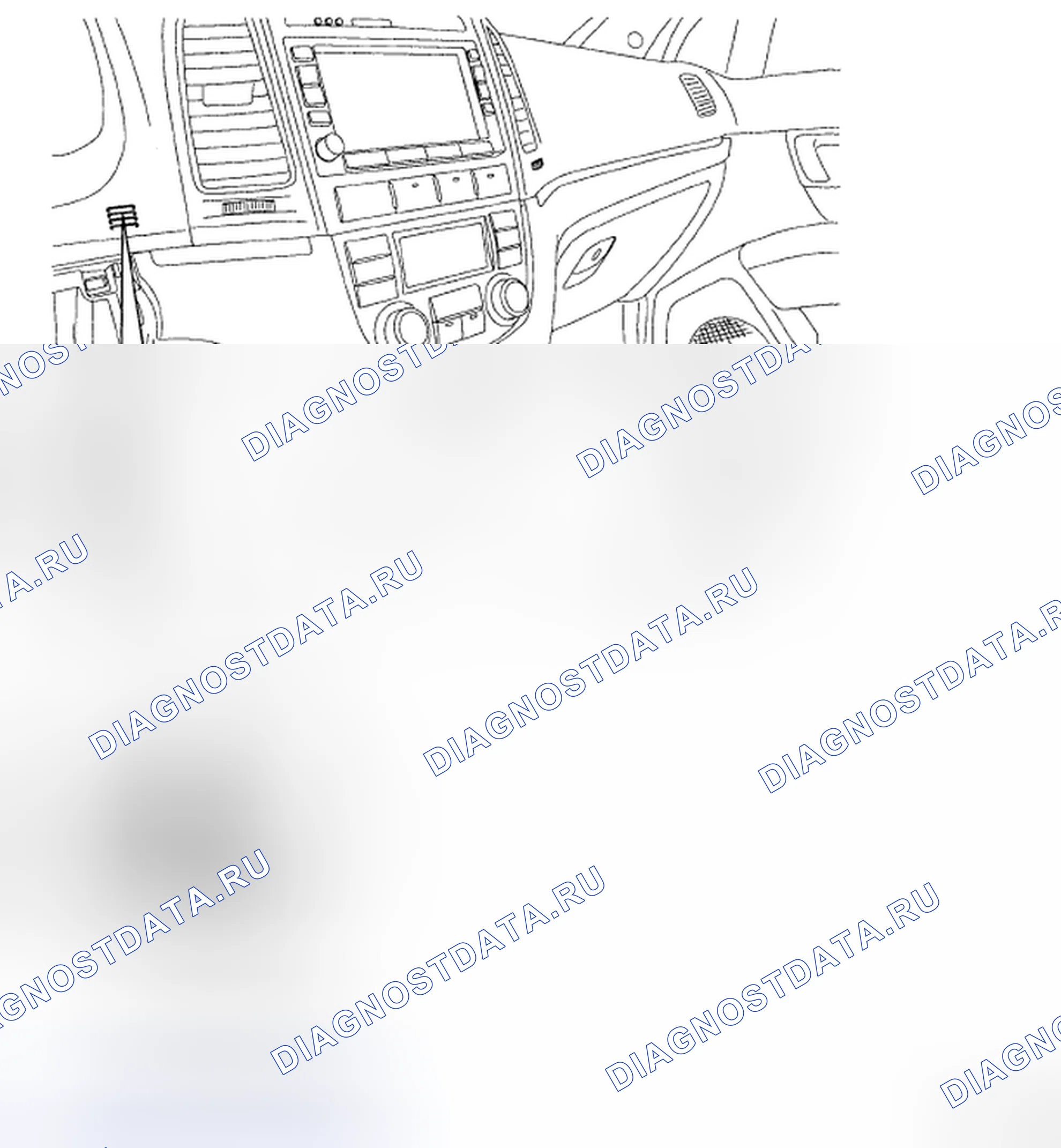 Рис. 36: РАСПОЛОЖЕНИЕ КОМПОНЕНТОВ. Hyundai Santa Fe II