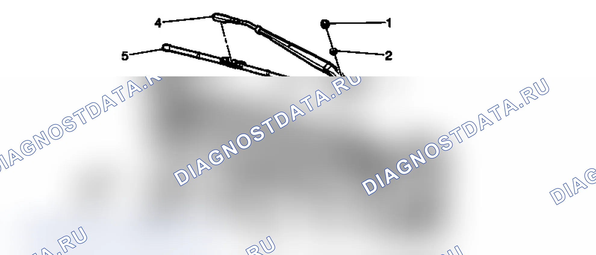 Рис. 19: Замена рычага стеклоочистителя (LD). Chevrolet Silverado 2500 HD 